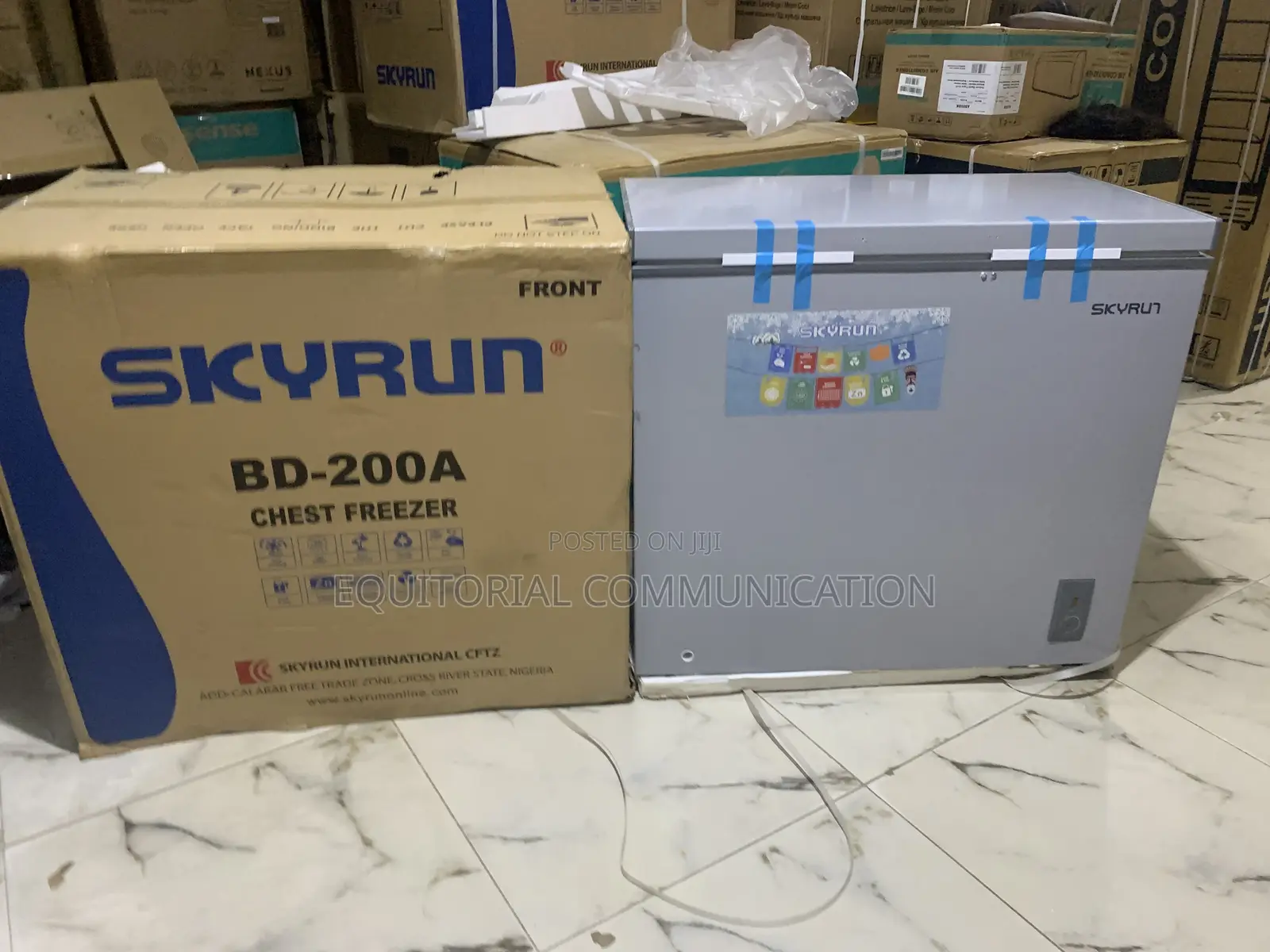 Skyrun Bd-200a Chest Freezer With Strong Build