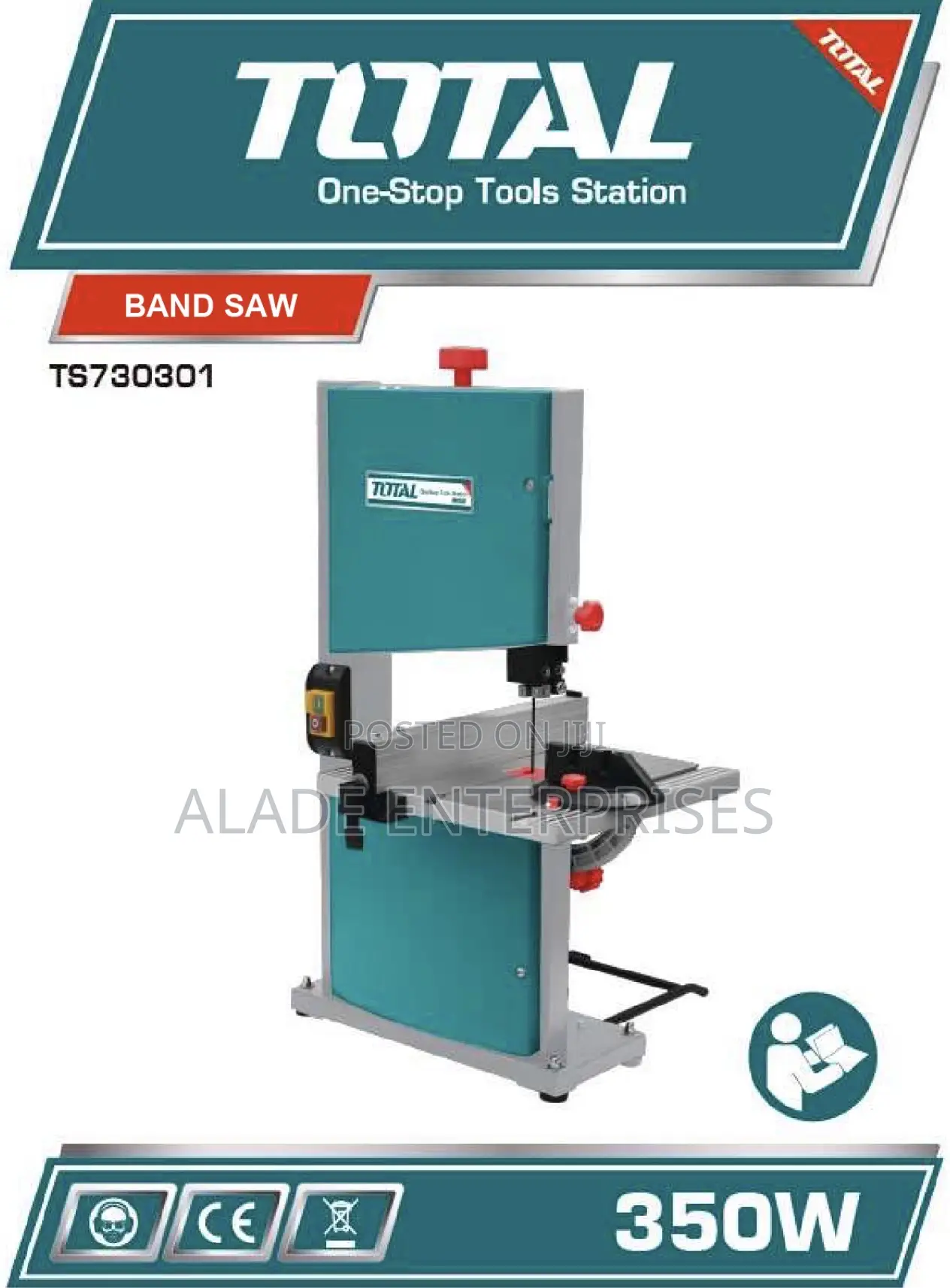 Total Band Saw 350w Ts730301