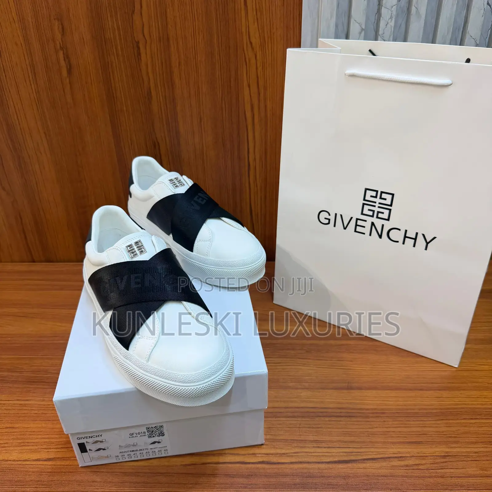 Original Givenchy City Sport Leather White Sneakers