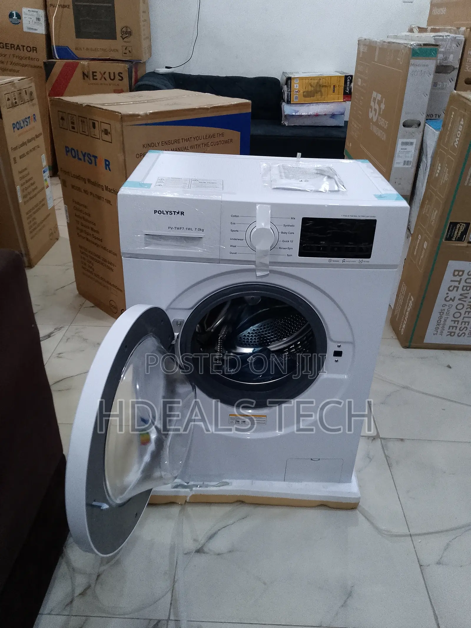 Polystar Pv-Twf7.1wl Front Load Washer – Efficient, Quiet Powerful