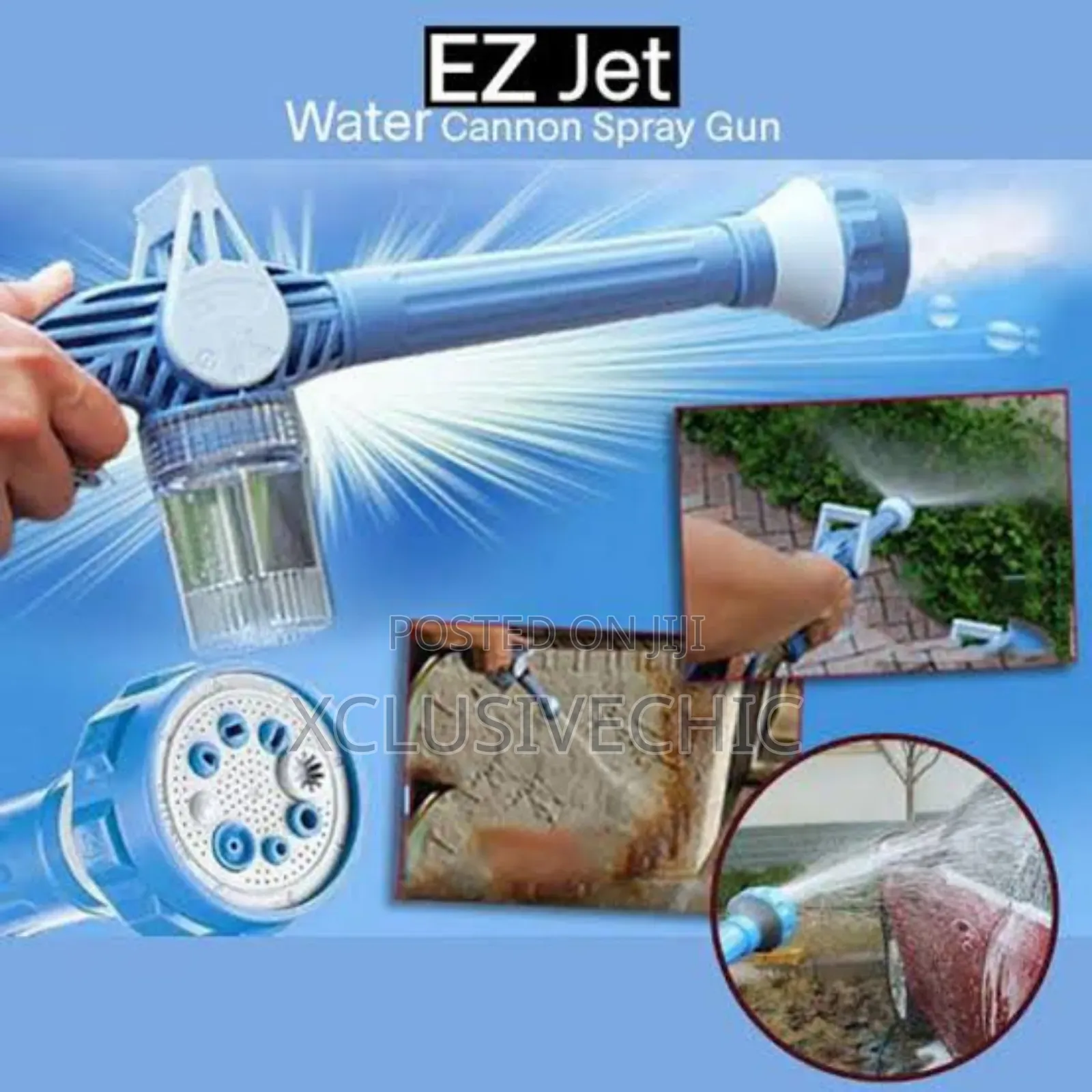 Ez Jet Water Cannon 8-in-1 Multi-Functional Spray Gun.