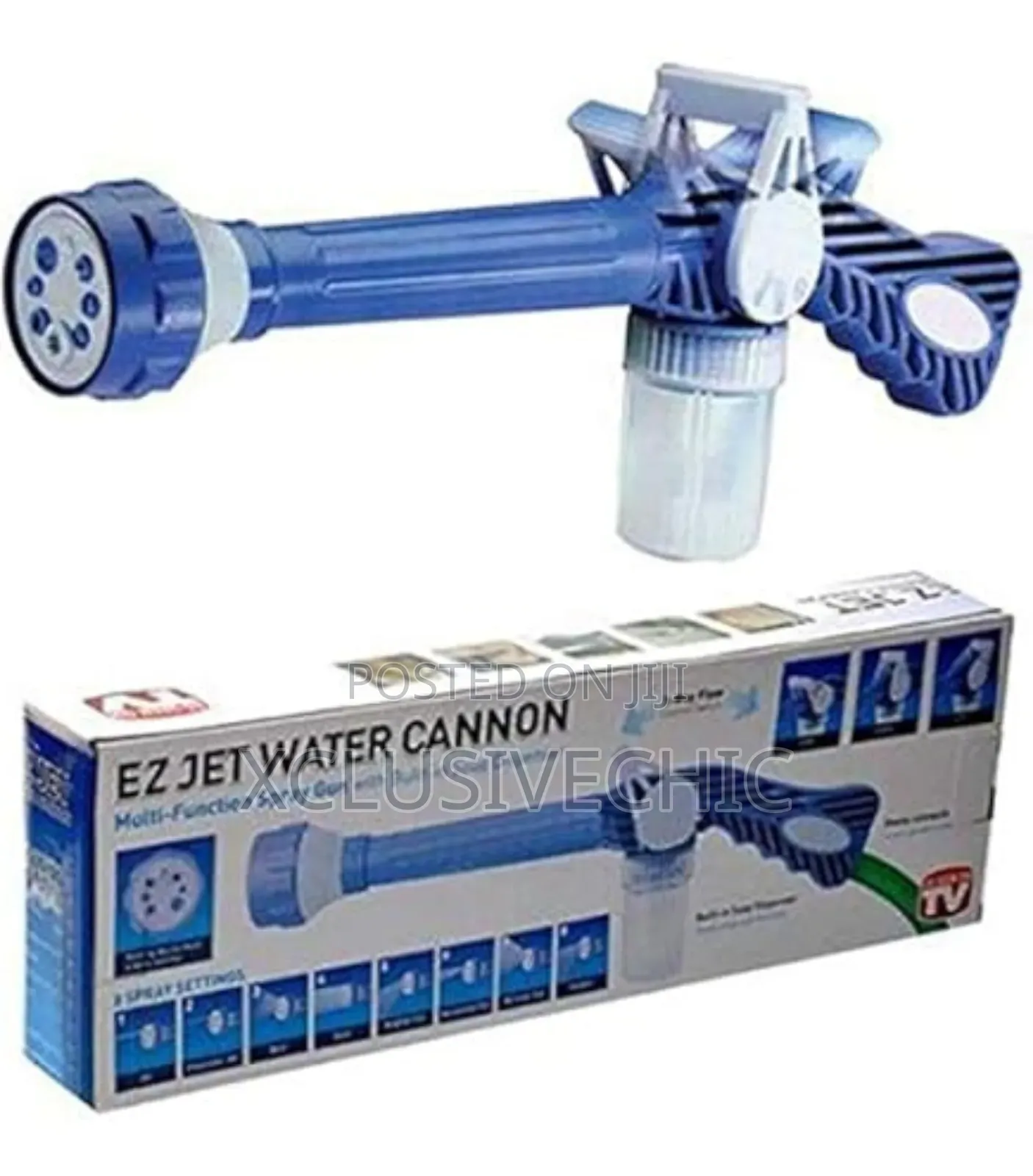 Ez Jet Water Cannon 8-in-1 Multi-Functional Spray Gun.