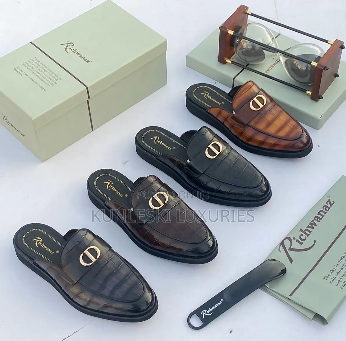 Original Richwanaz Leather Half Shoe Collections