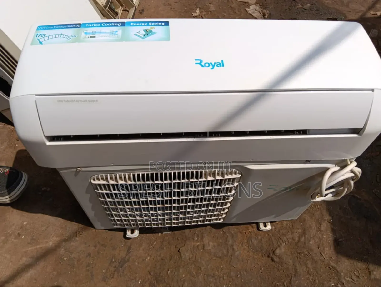 Royal Ac 1hp | Ice Freezing | Factory Compressor Meter Friendly 100%