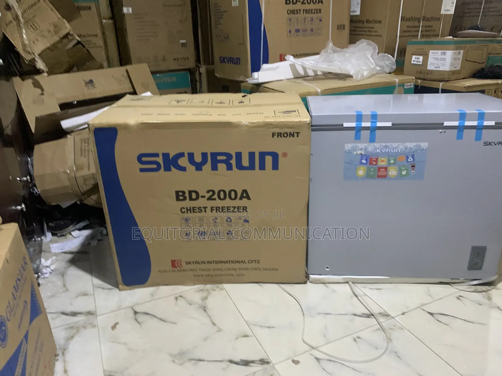 Skyrun 200l Chest Freezer for Bulk Food Storage