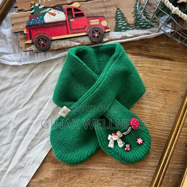 Cute Baby Knit Scarf With Cherry Decor (6 Months - 6 Years Old