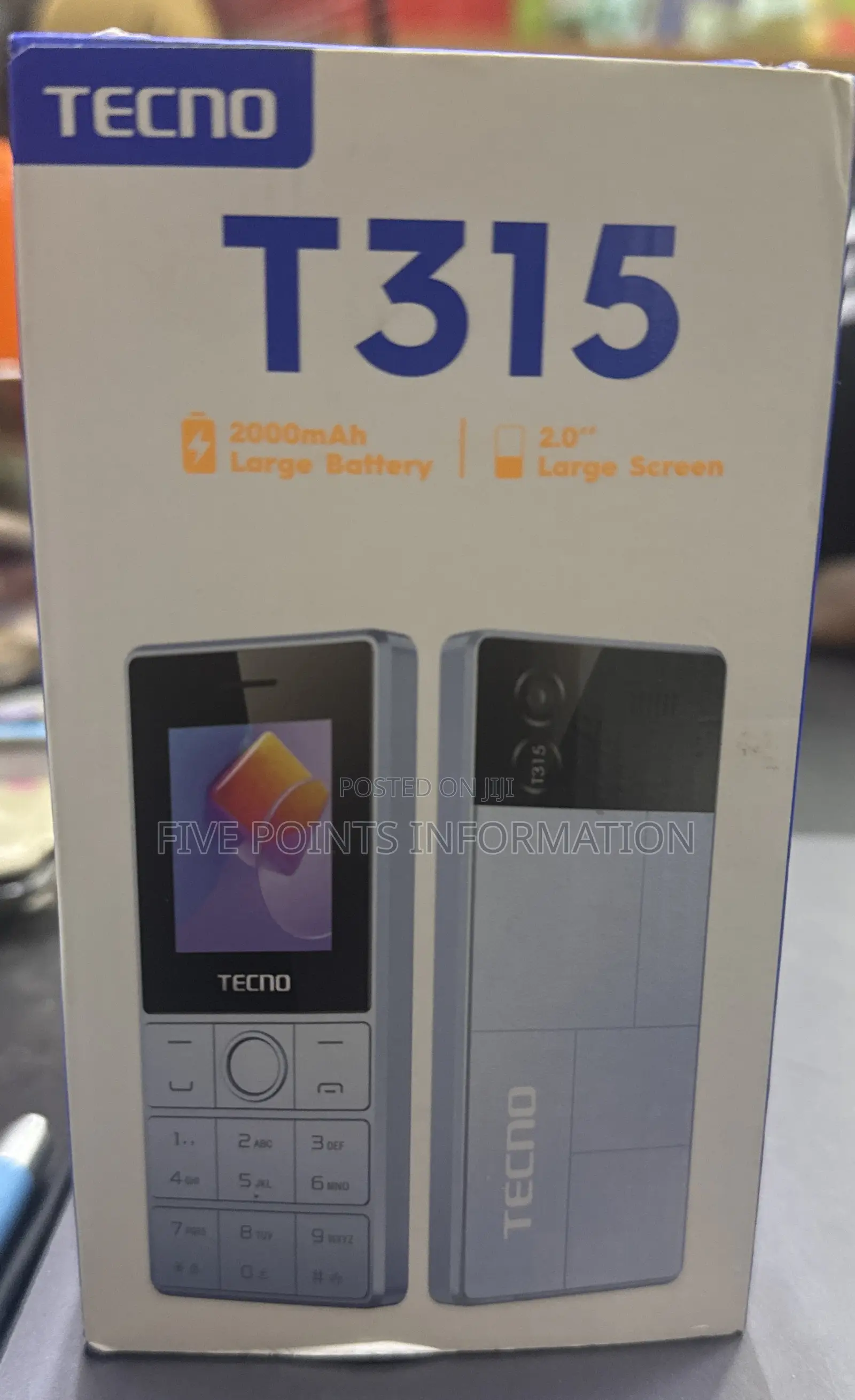 New Tecno T315 Black