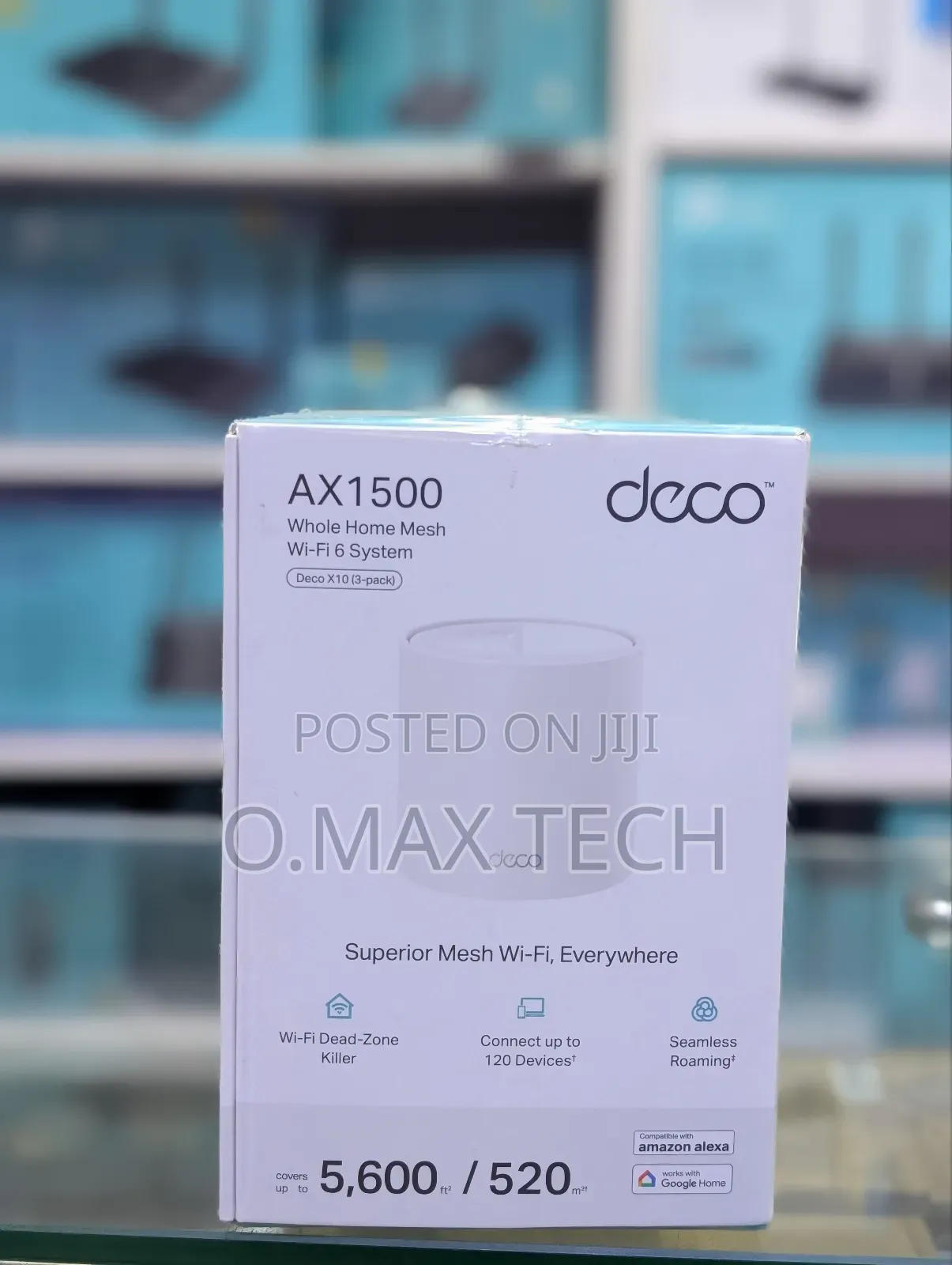 Deco X10 Ax1500 Whole Home Mesh Wi-fi 6 System