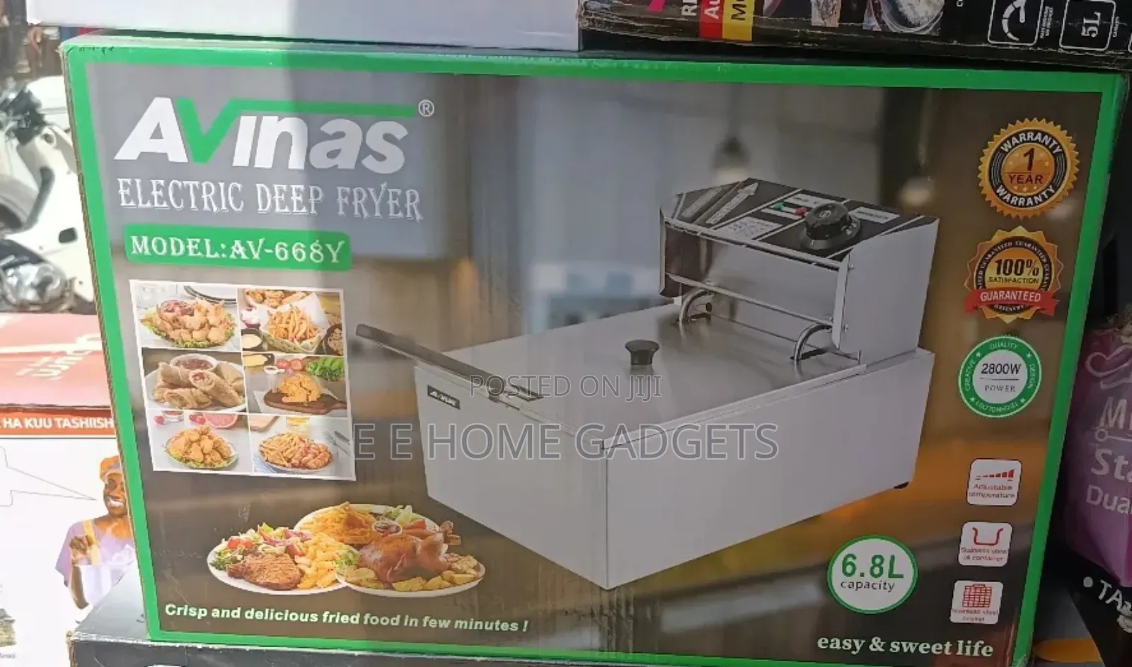 Avians Electric Deep Fryer 6.8litrrs
