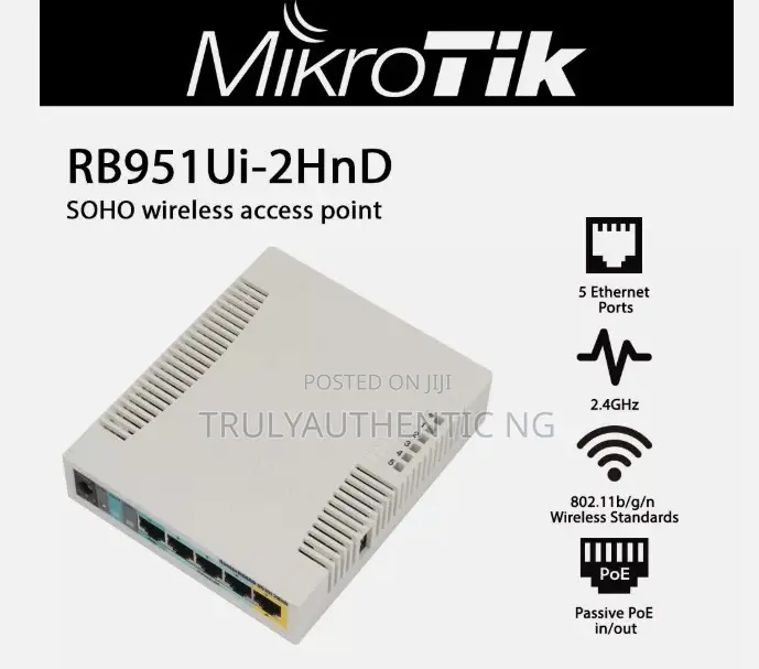 Mikrotik Routerboard 951ui-2hnd Rb951ui-2hnd - Authentic