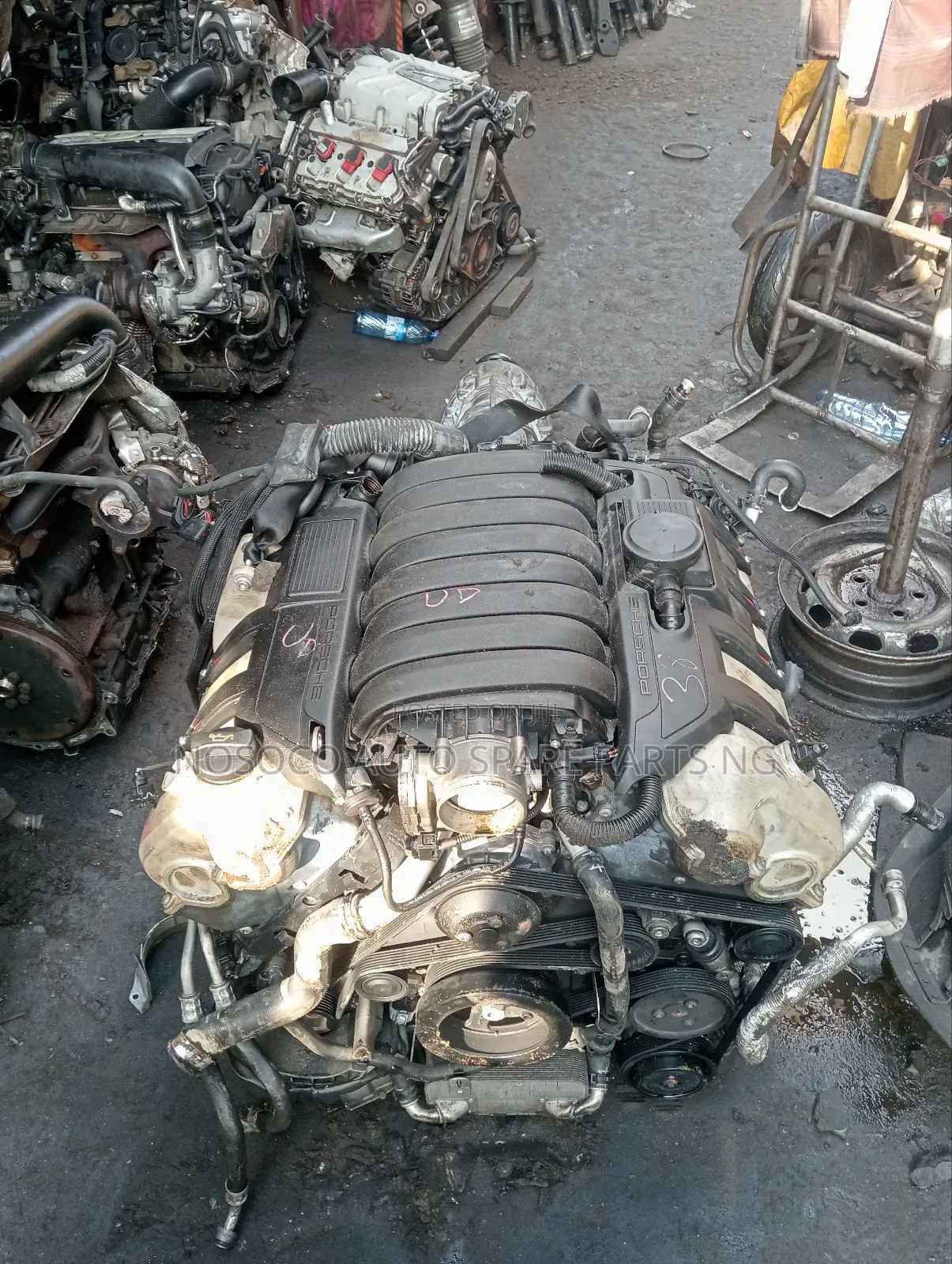 Complete Engine And Gear Porsche Panamera V8