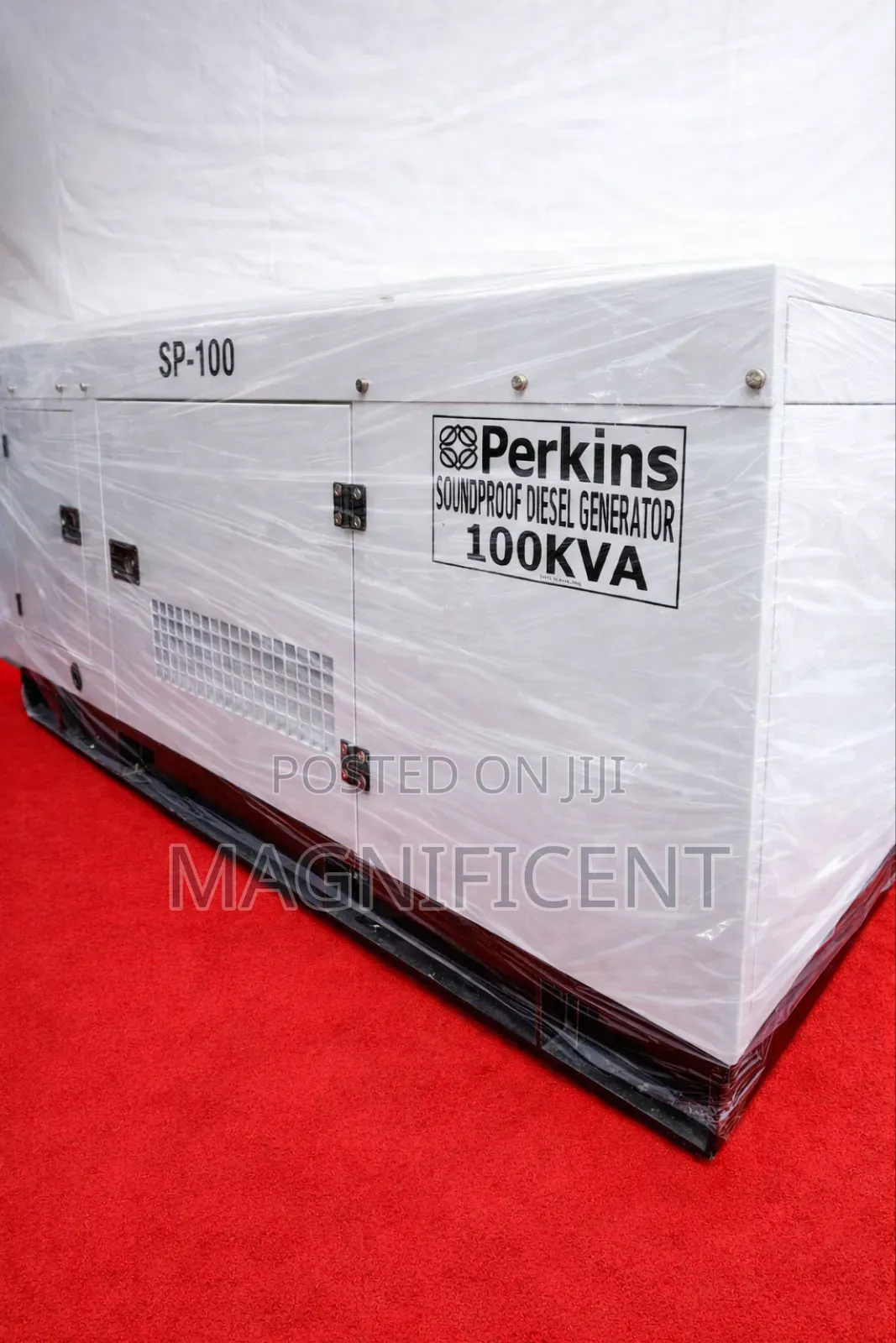 Original 100 Kva Perkins Soundproof Generator 100% Copper Coil
