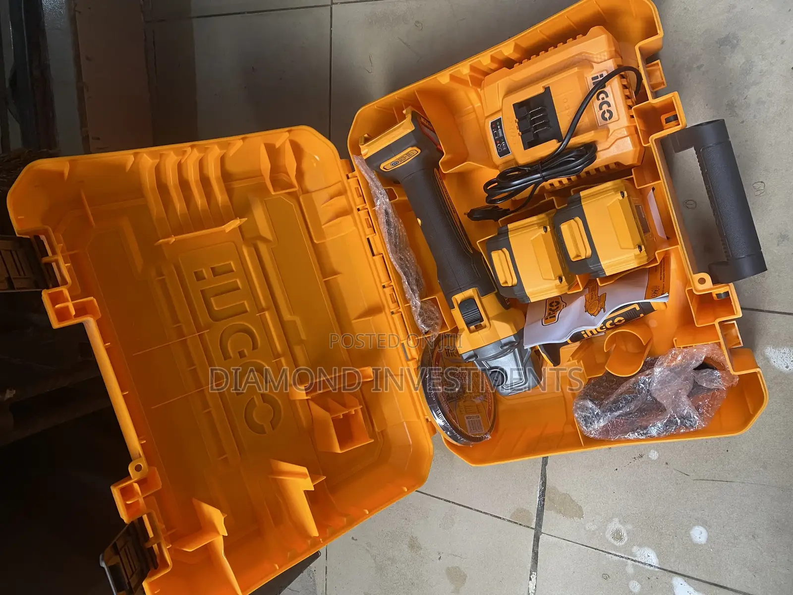 Angle Grinder Rechargeable Battery
