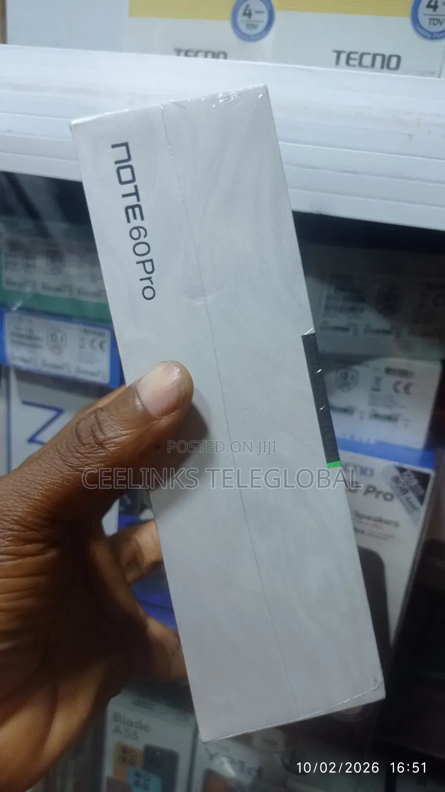 New Infinix Note 60 Pro 256 GB Black