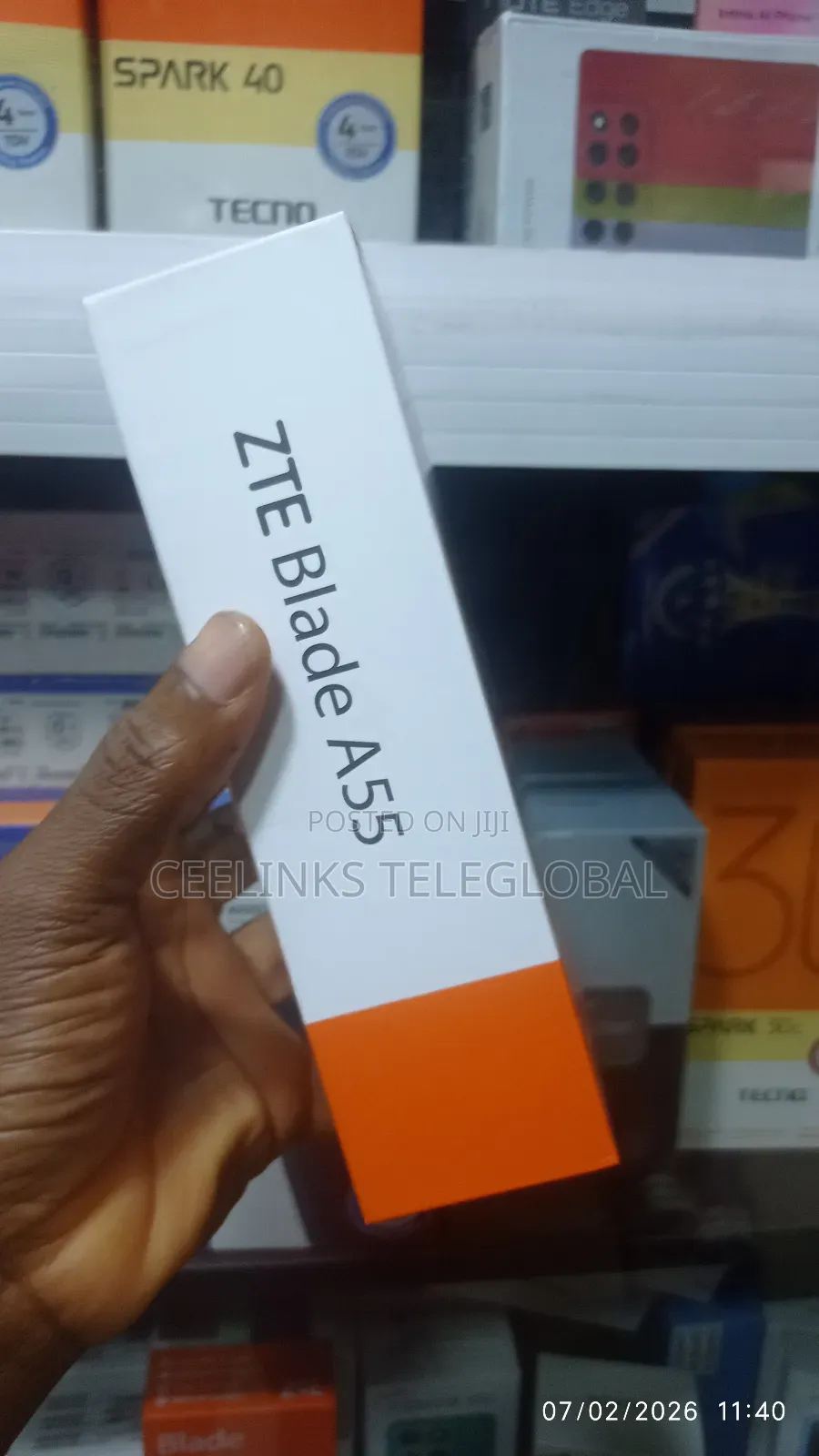 New ZTE Blade A55 128 GB Black