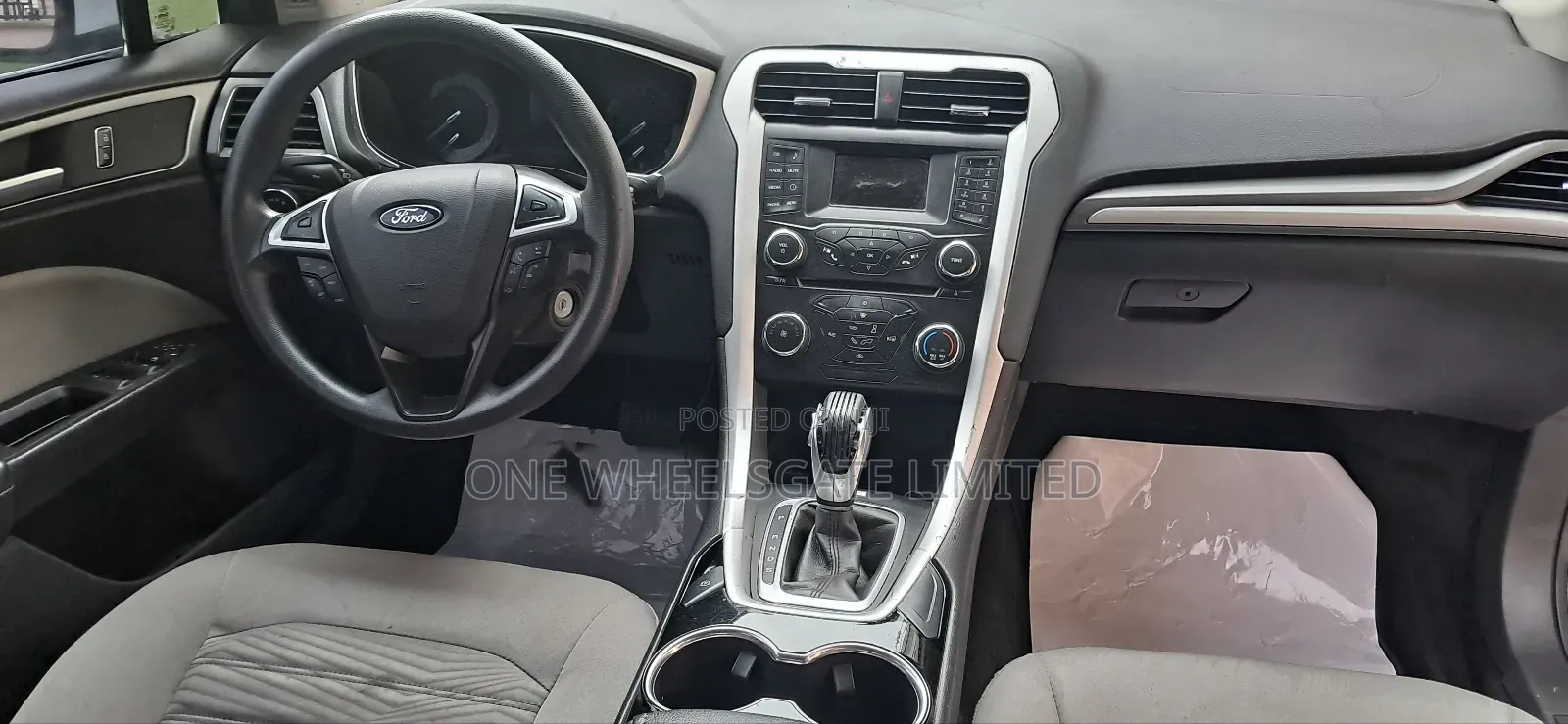 Ford Fusion S FWD 2016 White
