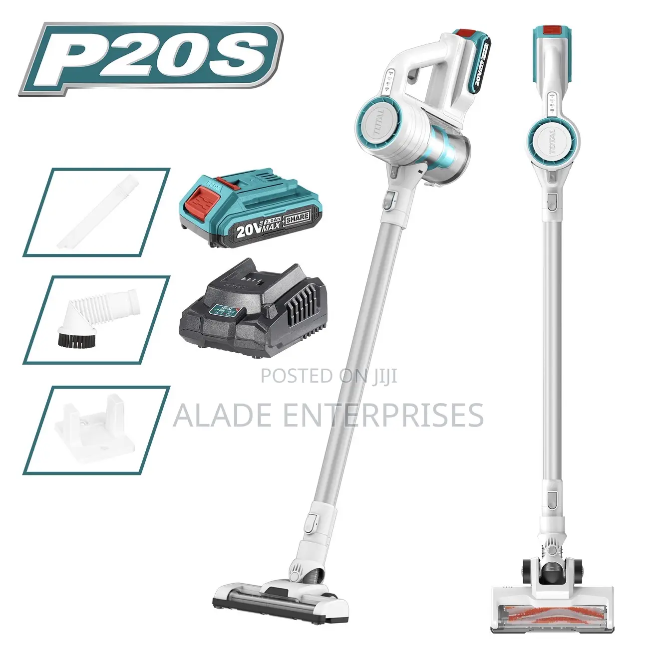 Total Lithium-lon Vacuum Cleaner 20v | 2ah