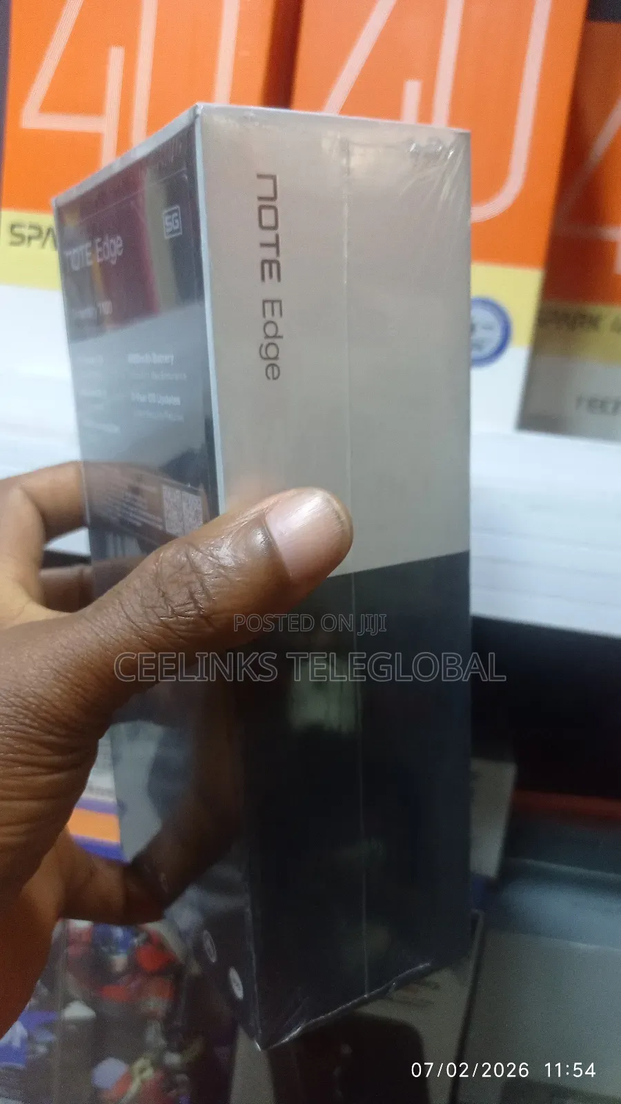 New Infinix Note Edge 256 GB Black