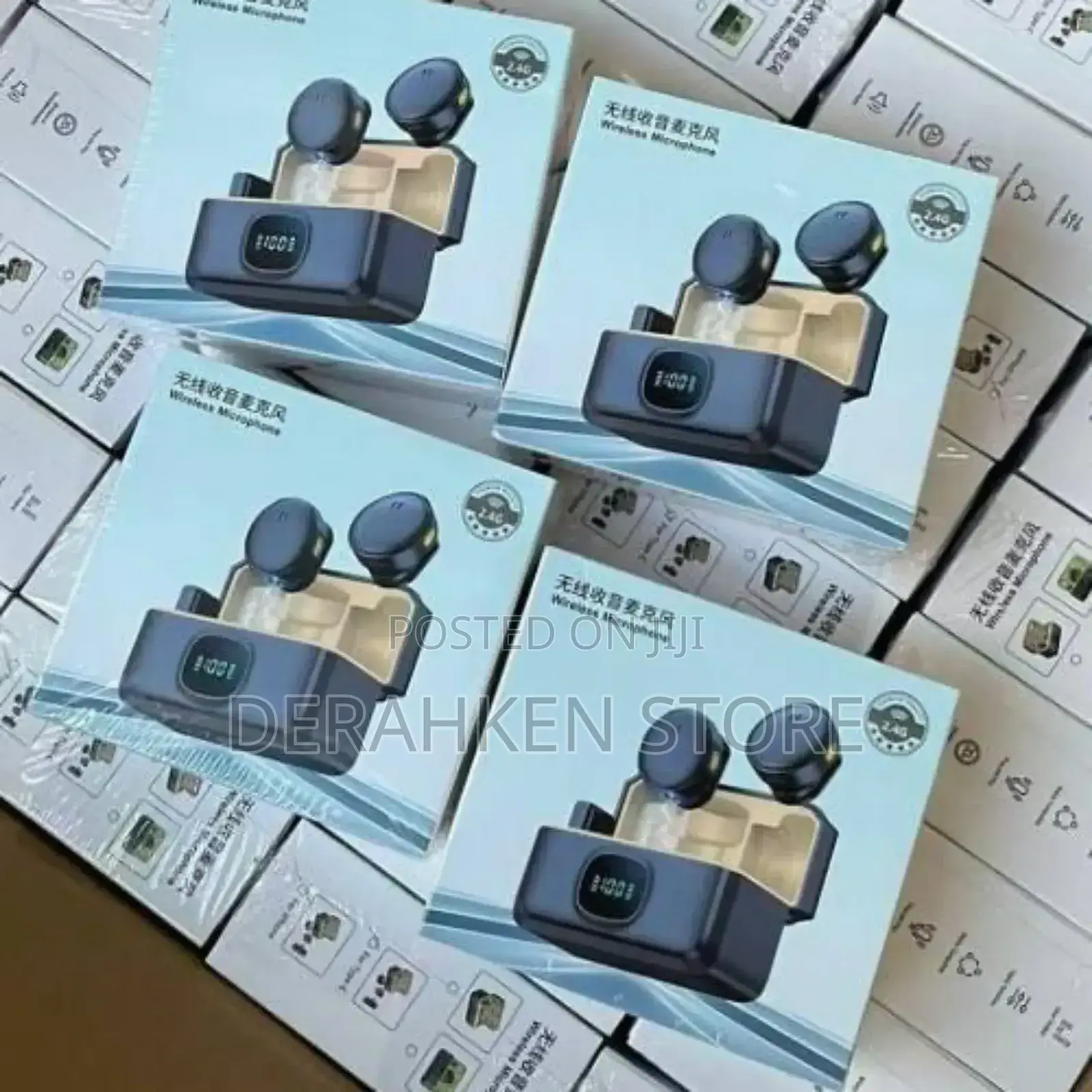 The Q8 3 in 1 Lapel Wireless Microphone for Phones and Cameras