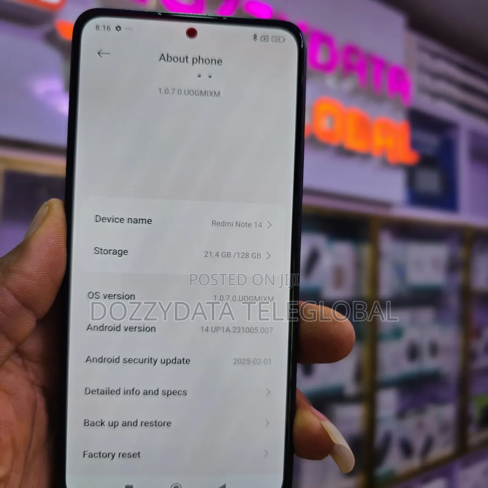 Xiaomi Redmi Note 14 4G 128 GB Black
