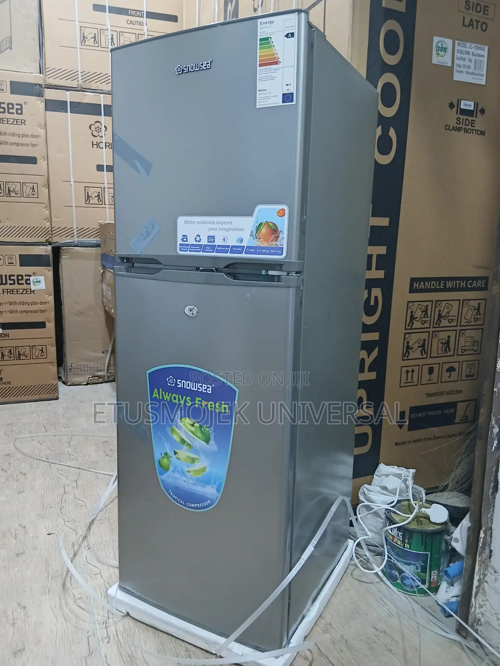 150litres Energy Saving Snowsea Double Door Refrigerator