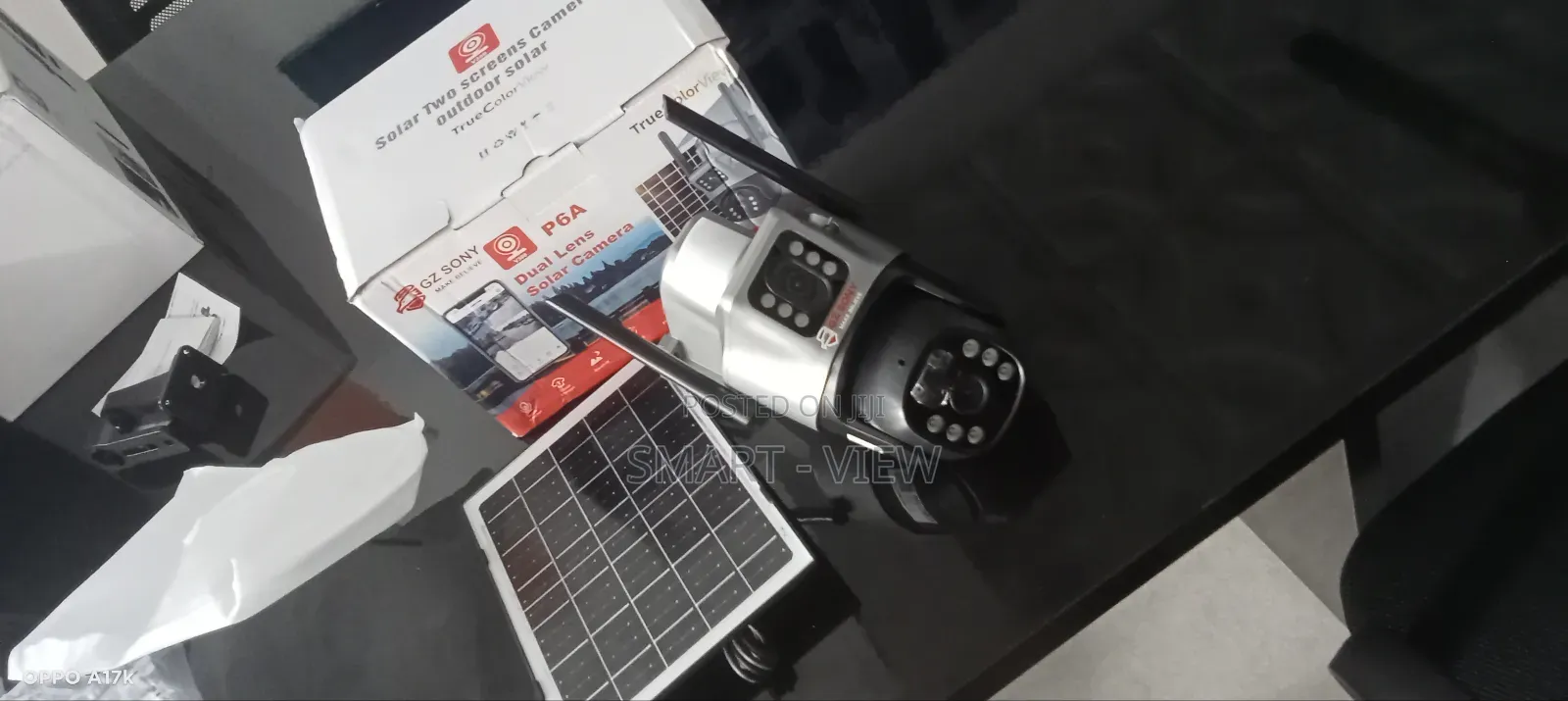 Dual Lens PTZ Solar CCTV Camera