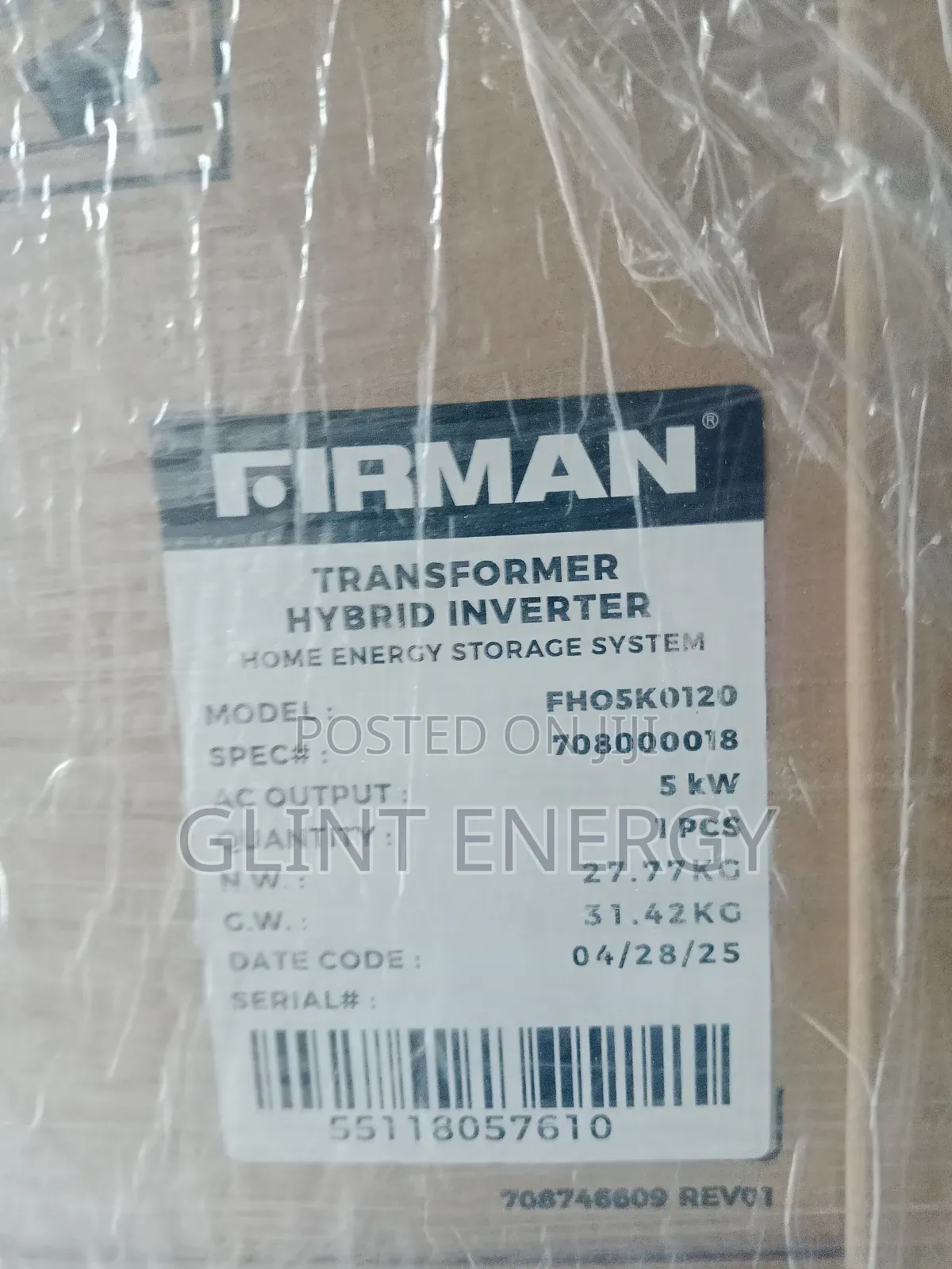 5kw 48v Firman Transformer Base Hybrid Inverter