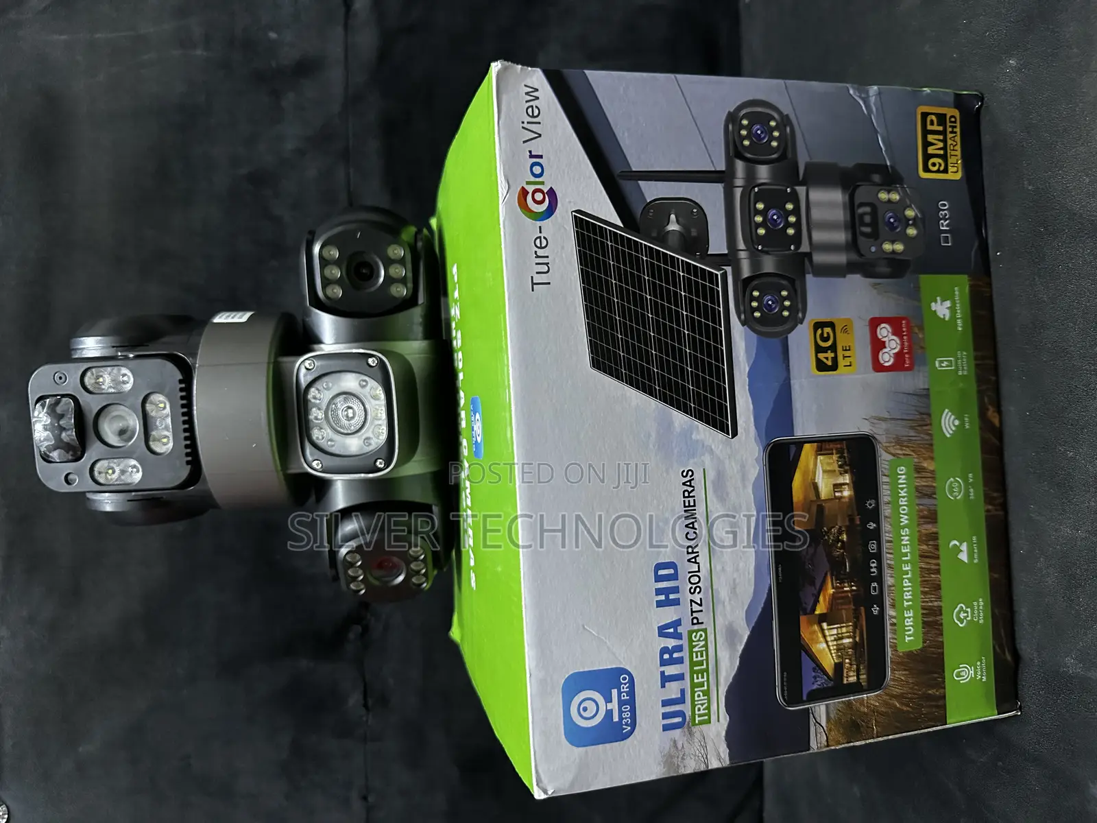 V380 Triple Lens 4g Solar Camera