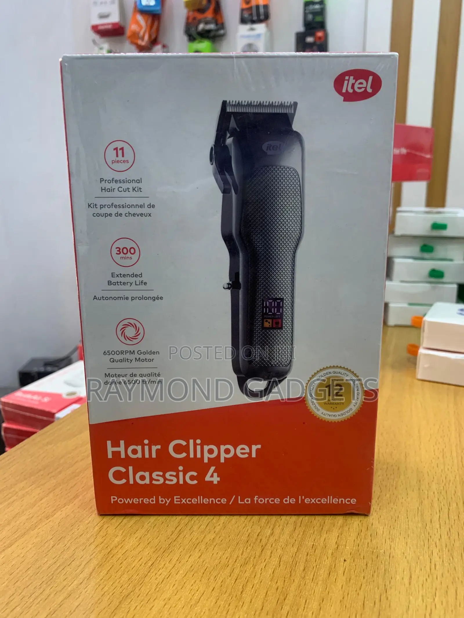 Itel Hair Clipper Classic 4 (Ihc-36) – 11-in-1 Haircut Kit