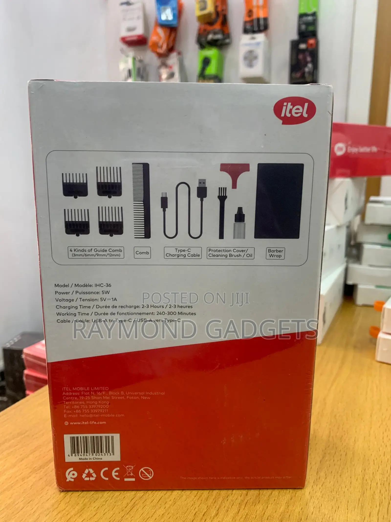 Itel Hair Clipper Classic 4 (Ihc-36) – 11-in-1 Haircut Kit