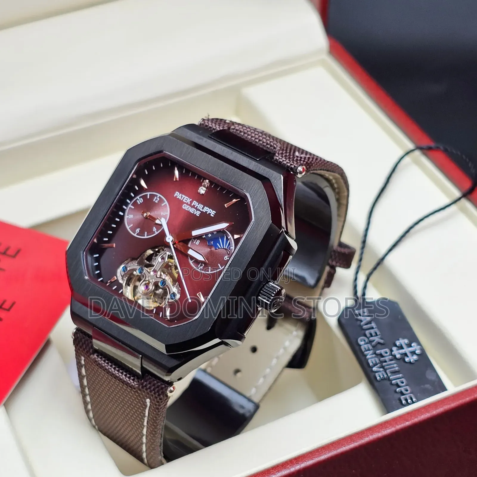Patek Philippe Jeans Leather Watch