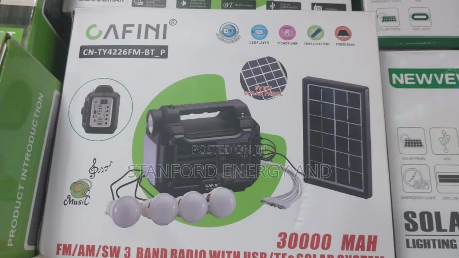 Cafini Solar Lighting System 30,000 Mah