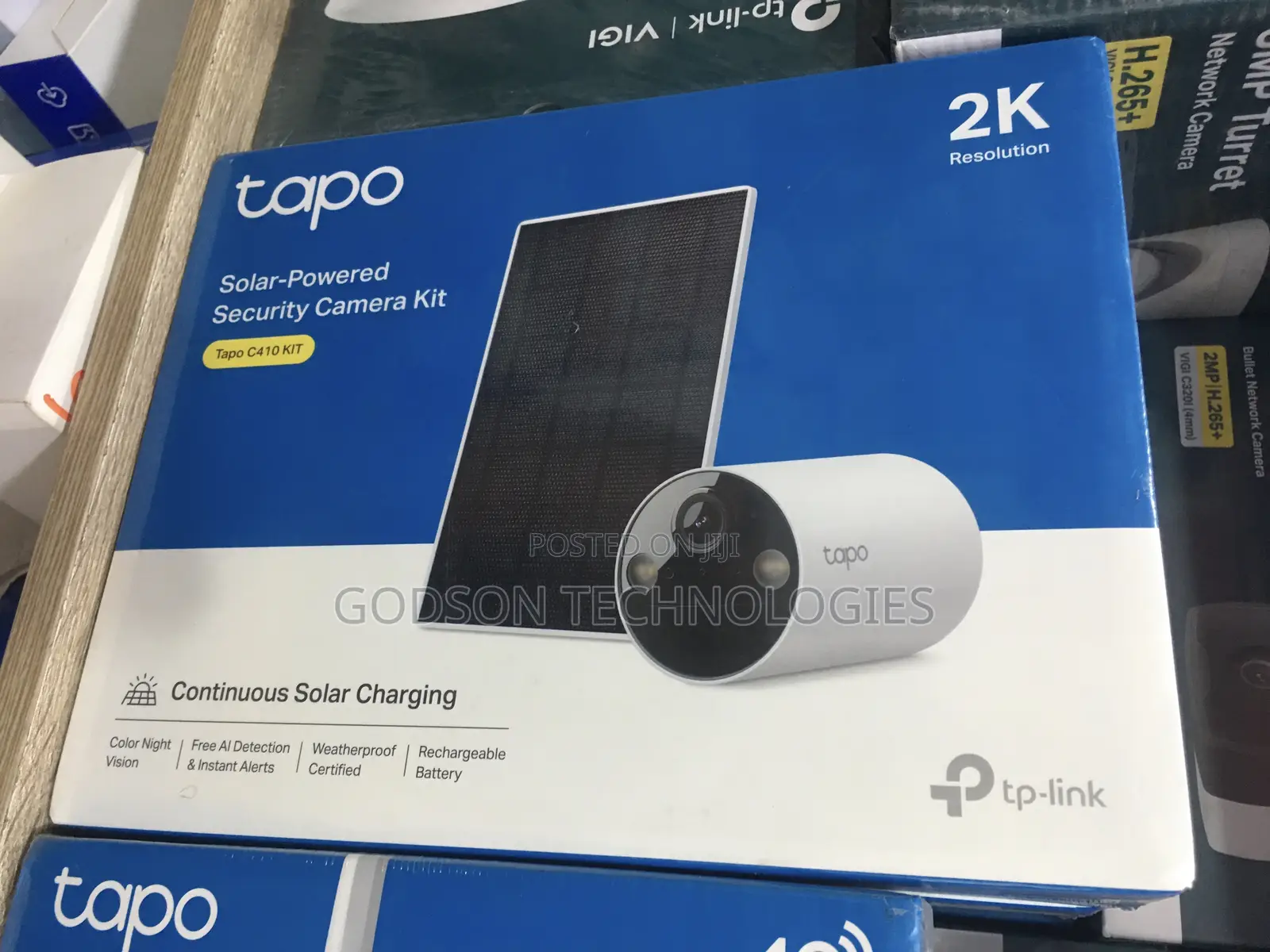 Tp-Link Tapo C410 Smart Indoor/Outdoor Solar/Battery Powered Camera
