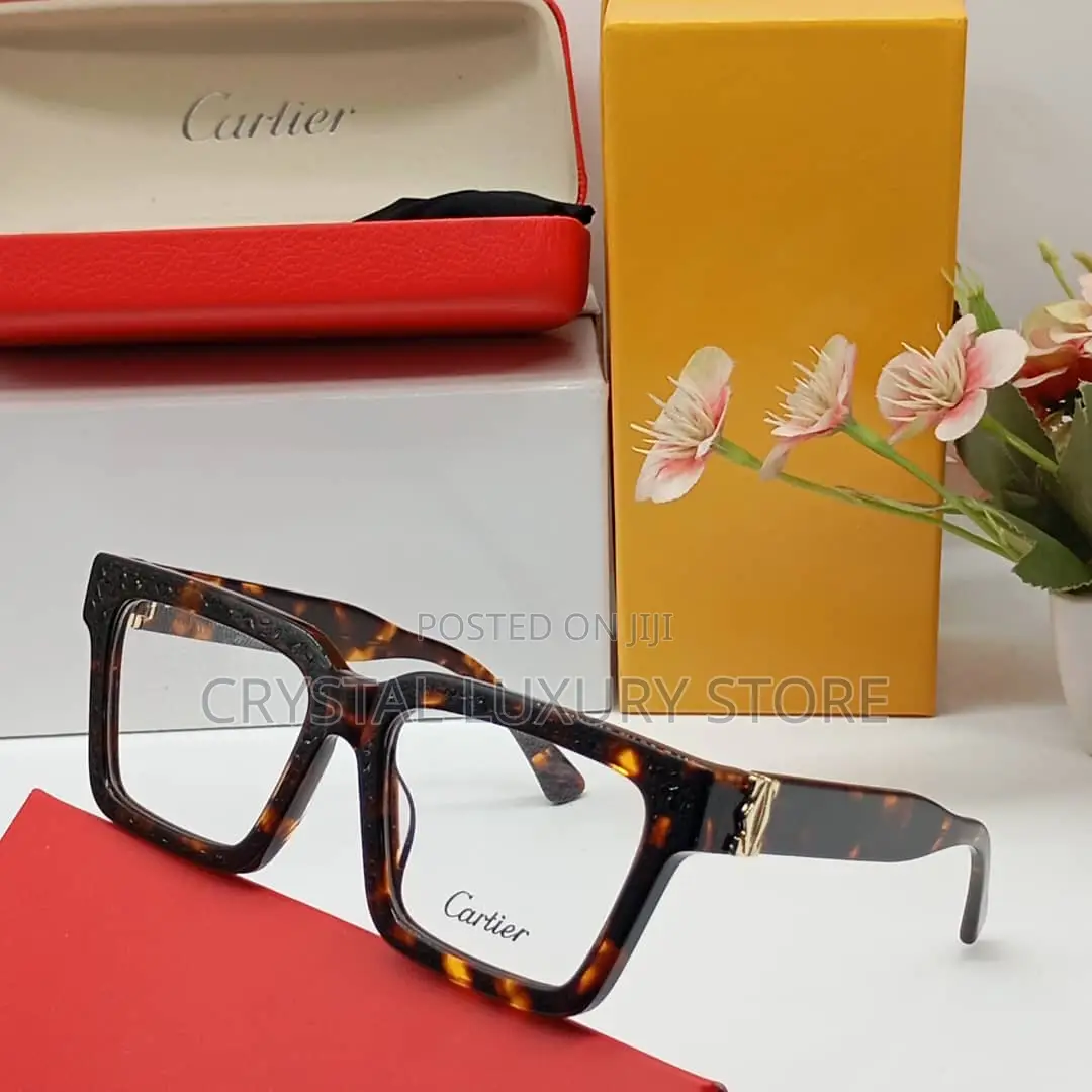 Cartier Quality Luxury Men Frame Glasses