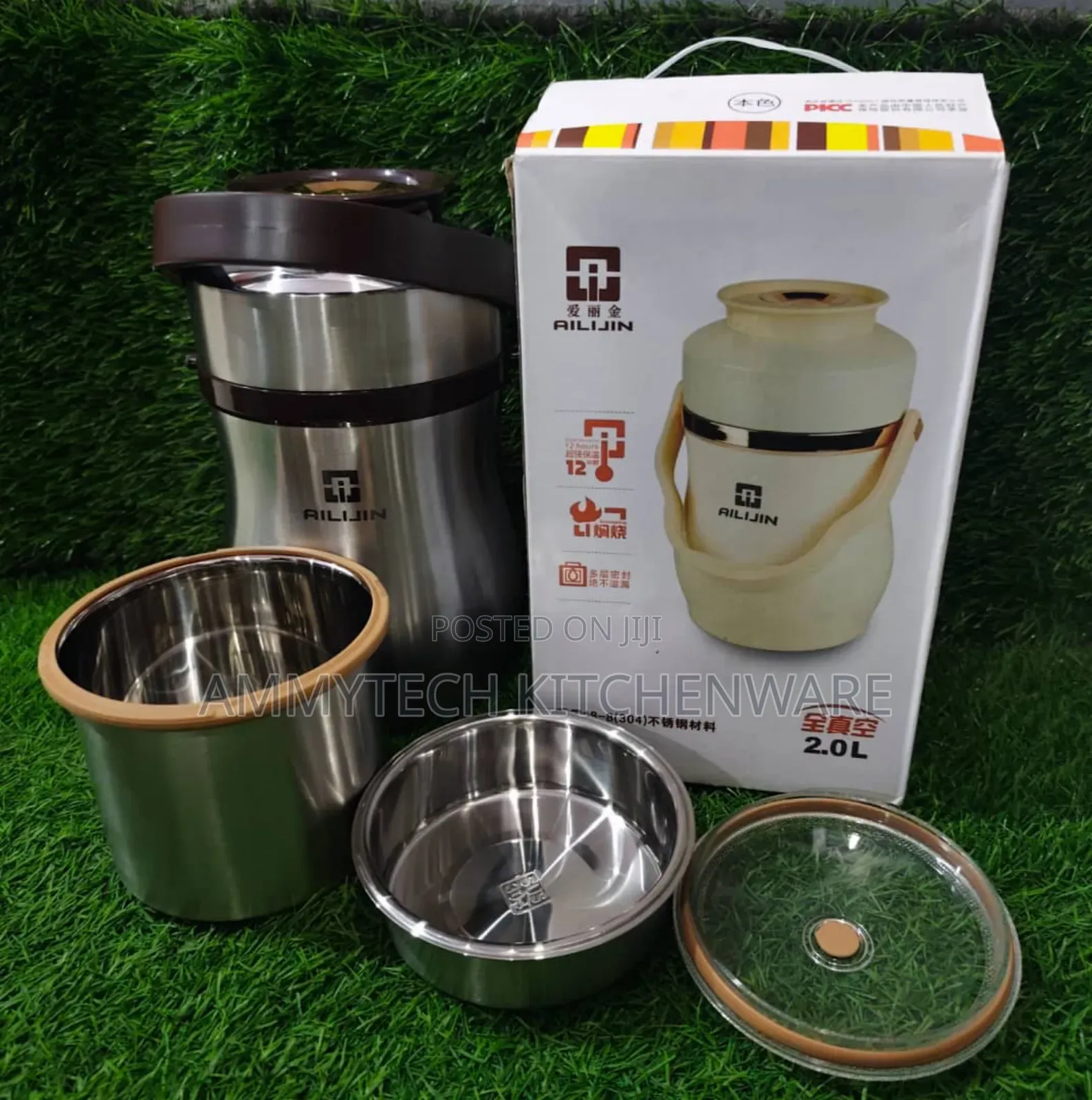 2.Liters Durable Hot And Cold Food Flask