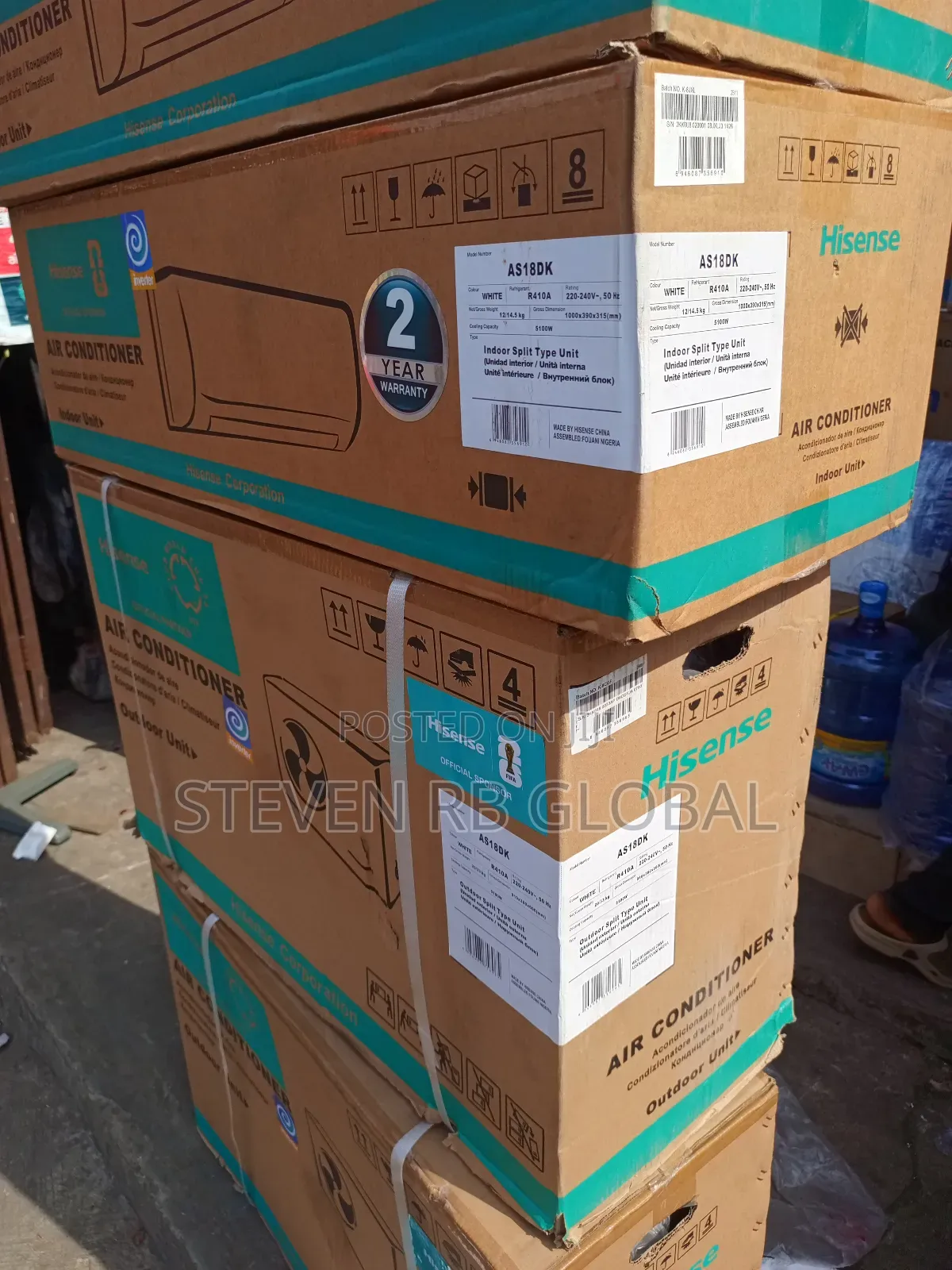 Hisense 2.0hp Inverter Split Air Conditioner – White