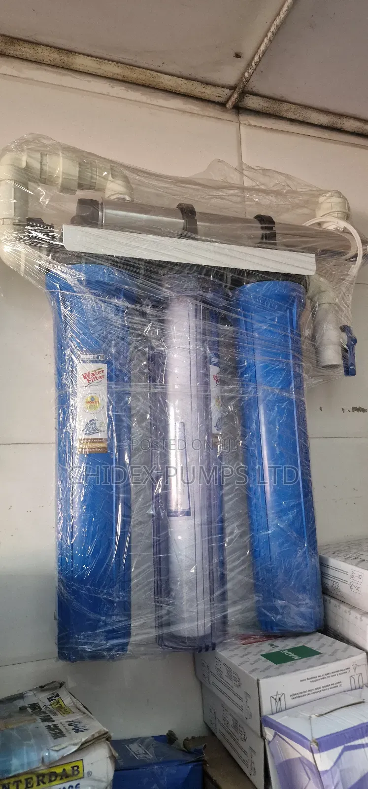 3 in 1 Filter Housing With Uv Light