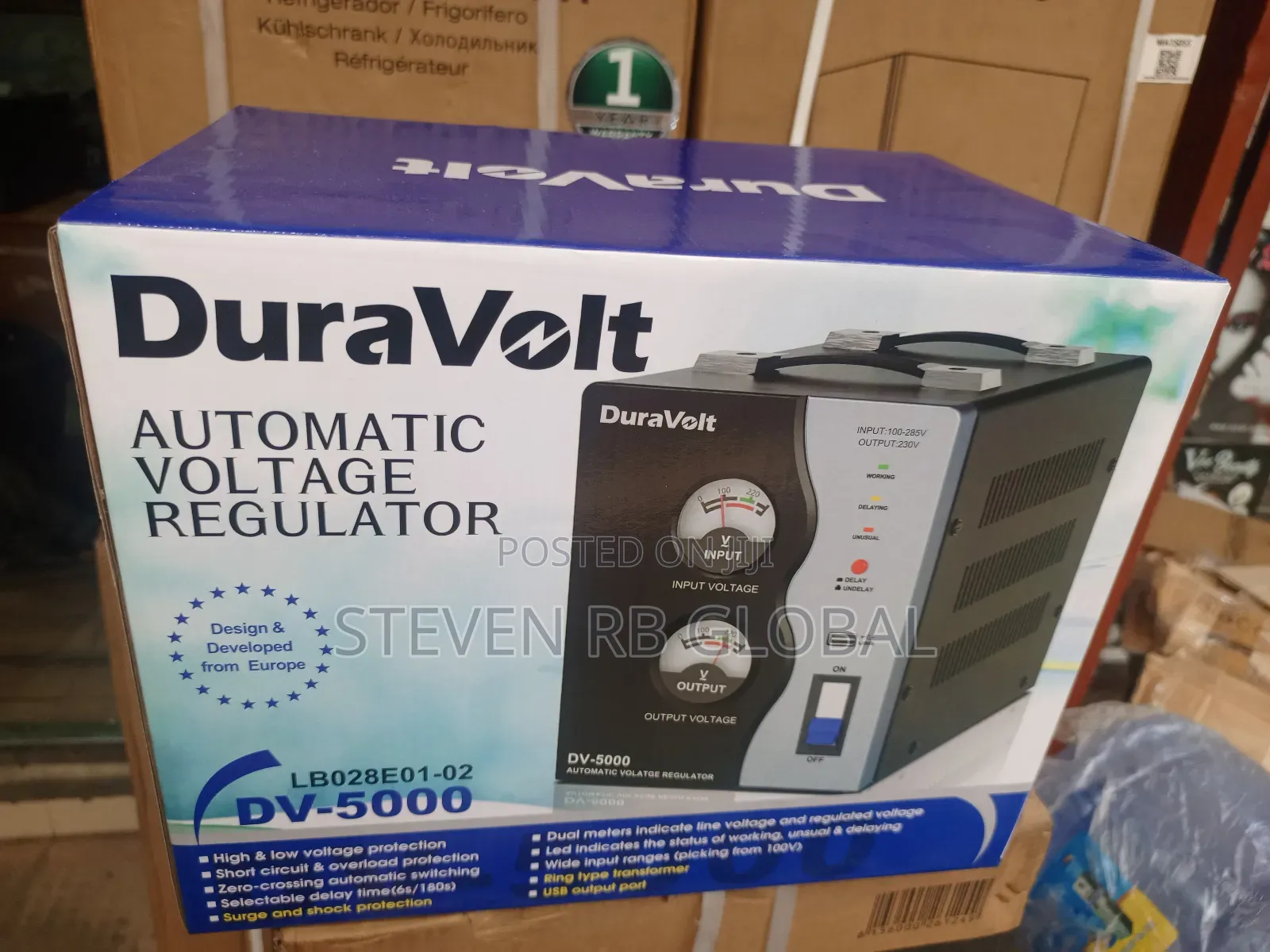 Duravolt Dv-5000 Automatic Voltage Regulator (5000va)