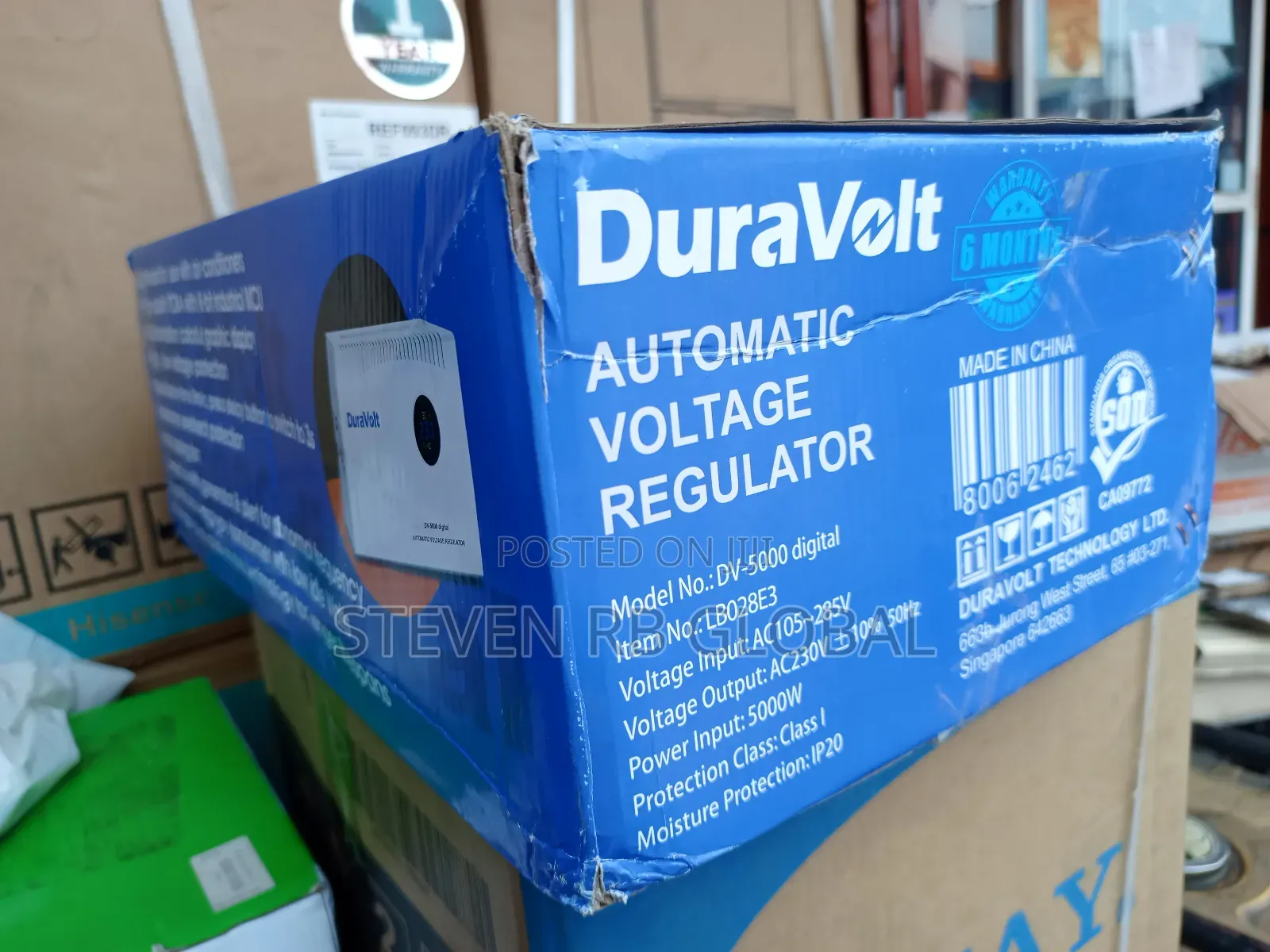 Duravolt Dv-5000 Digital Wall Voltage Stabilizer – 5kva