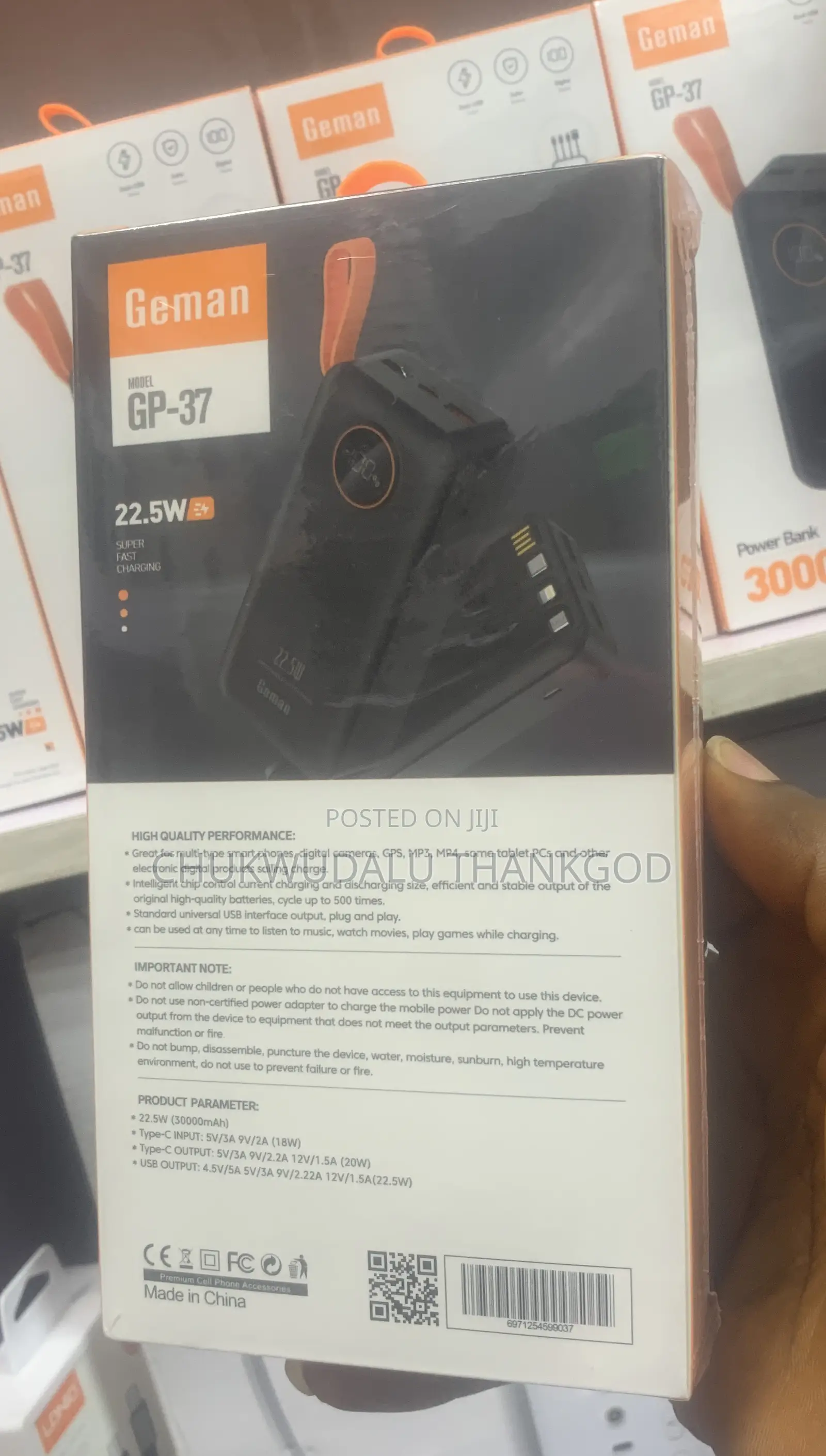 Geman Gp-37 30000mah Powerbank