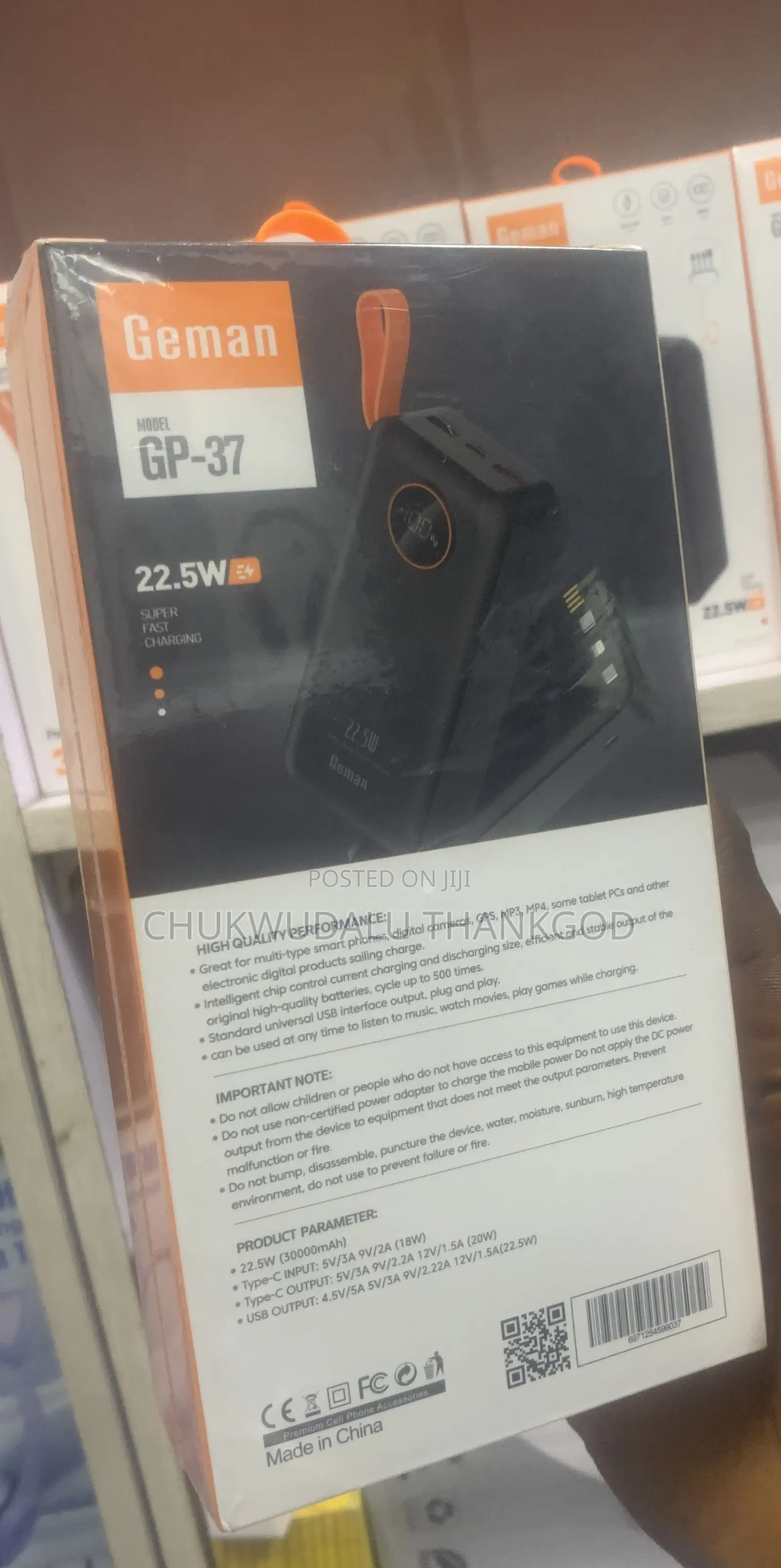 Geman Gp-37 30000mah Powerbank