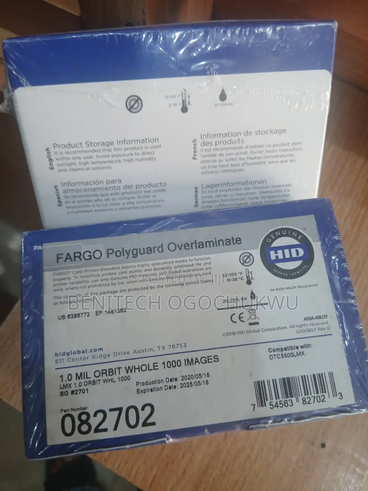 Hid Fargo 82702 Holographic Polyguard Wasteless Laminate