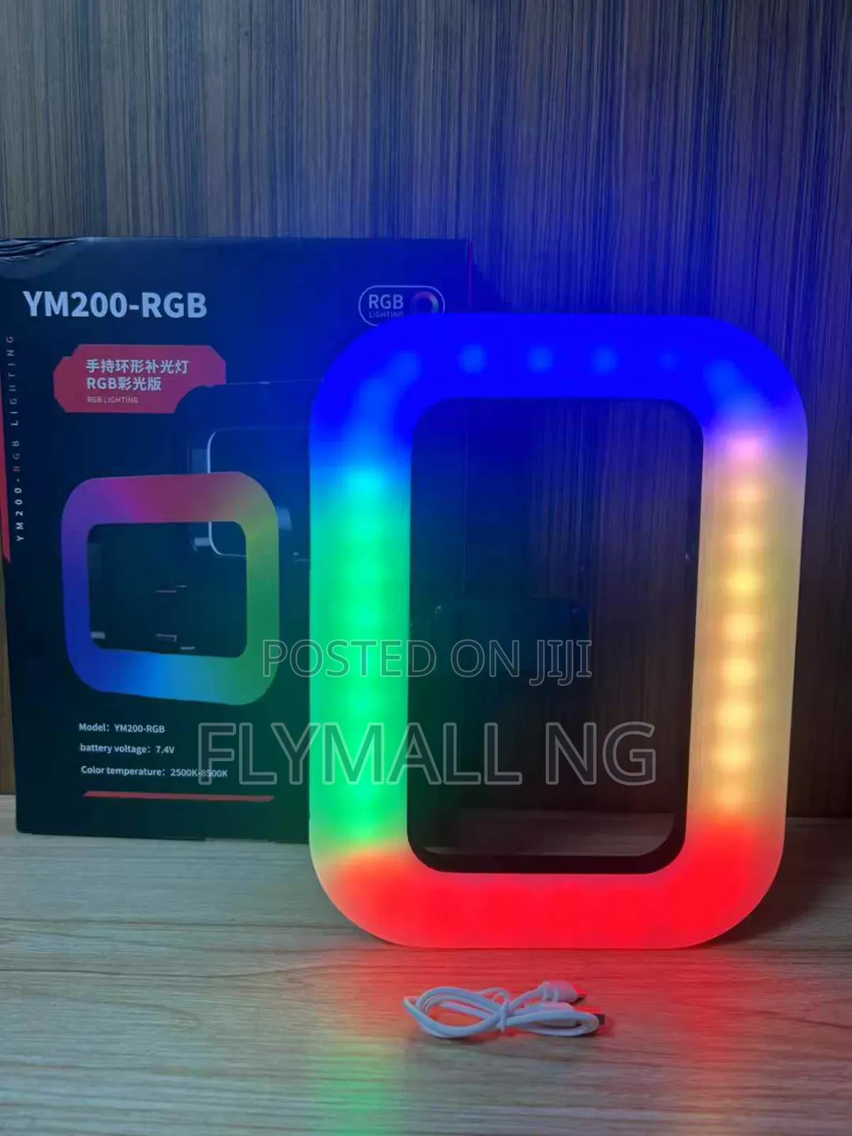 Ym200-RGB Handheld Led Ring Fill Light