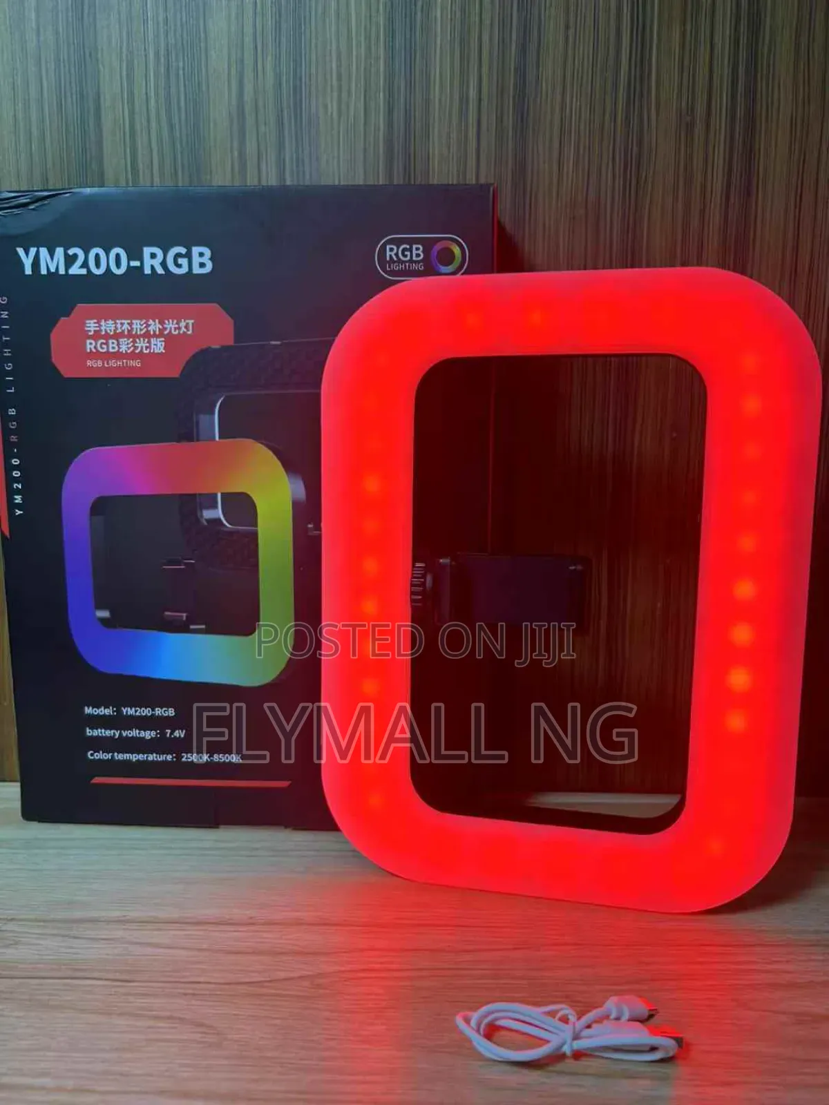Ym200-RGB Handheld Led Ring Fill Light