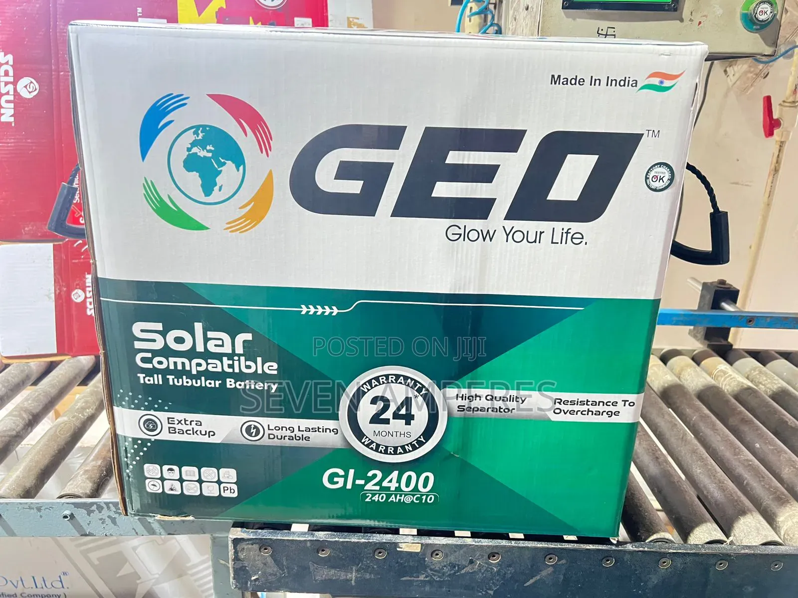 Geo 220ah 12v Tubular Battery