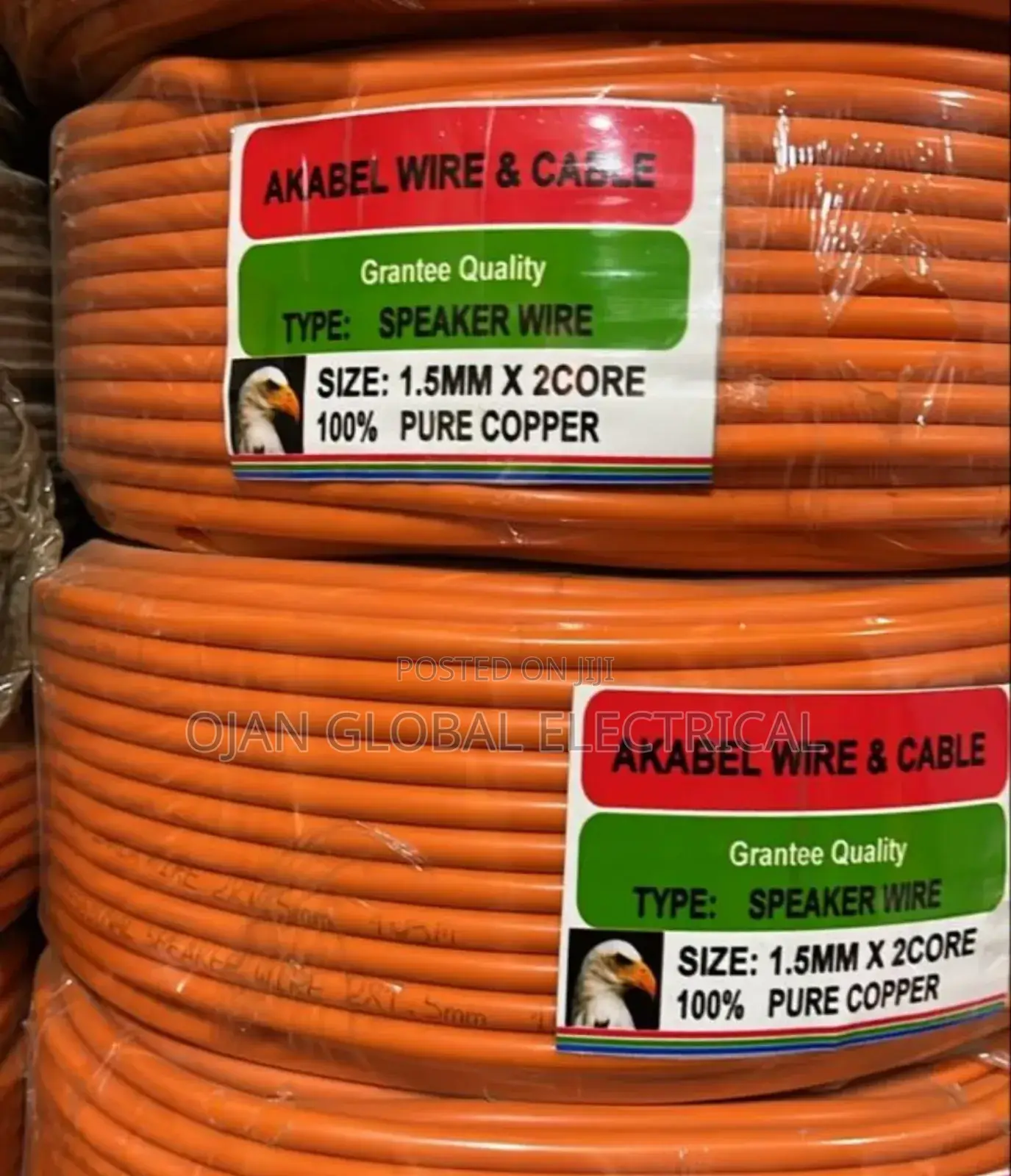 1.5mm 2core Speaker Cable Akabel Cable