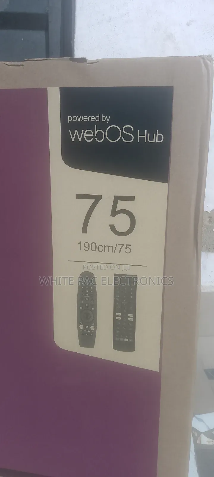 New > Lg 75"Inch's Webos Ai Thing 4k Smart Tv Magic Remote > 2 Yrs
