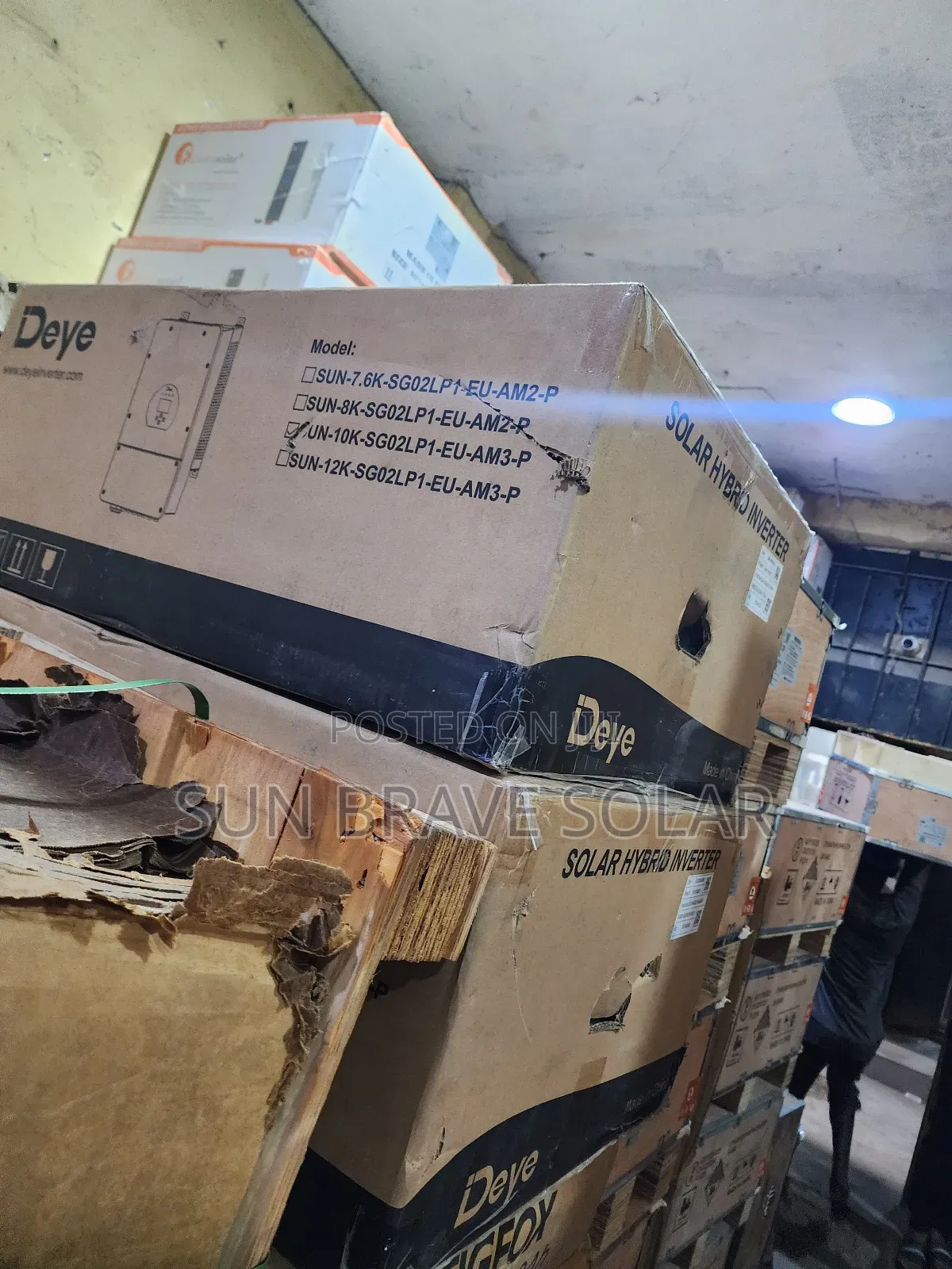Deye Hybrid Solar Inverter 10kva 48 Available Stock