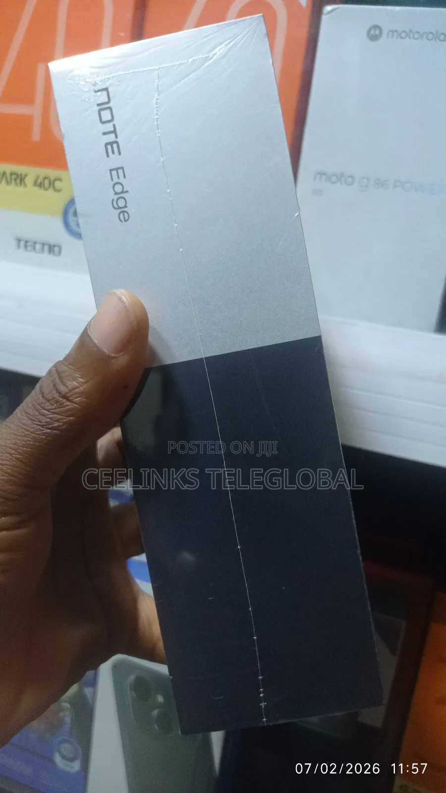 New Infinix Note Edge 128 GB Black
