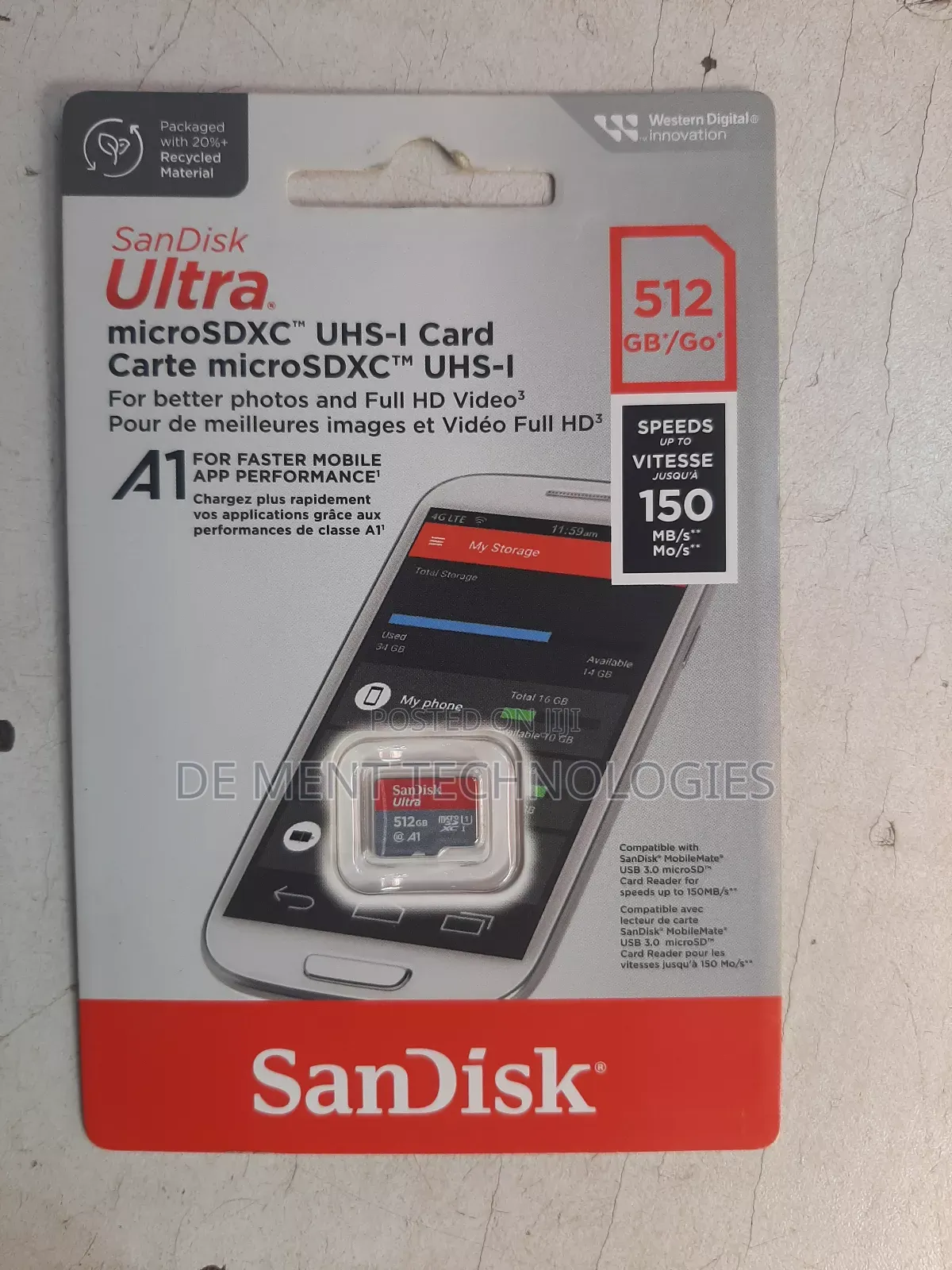Sandisk 512gb Ultra Micro Sd Card For Phone